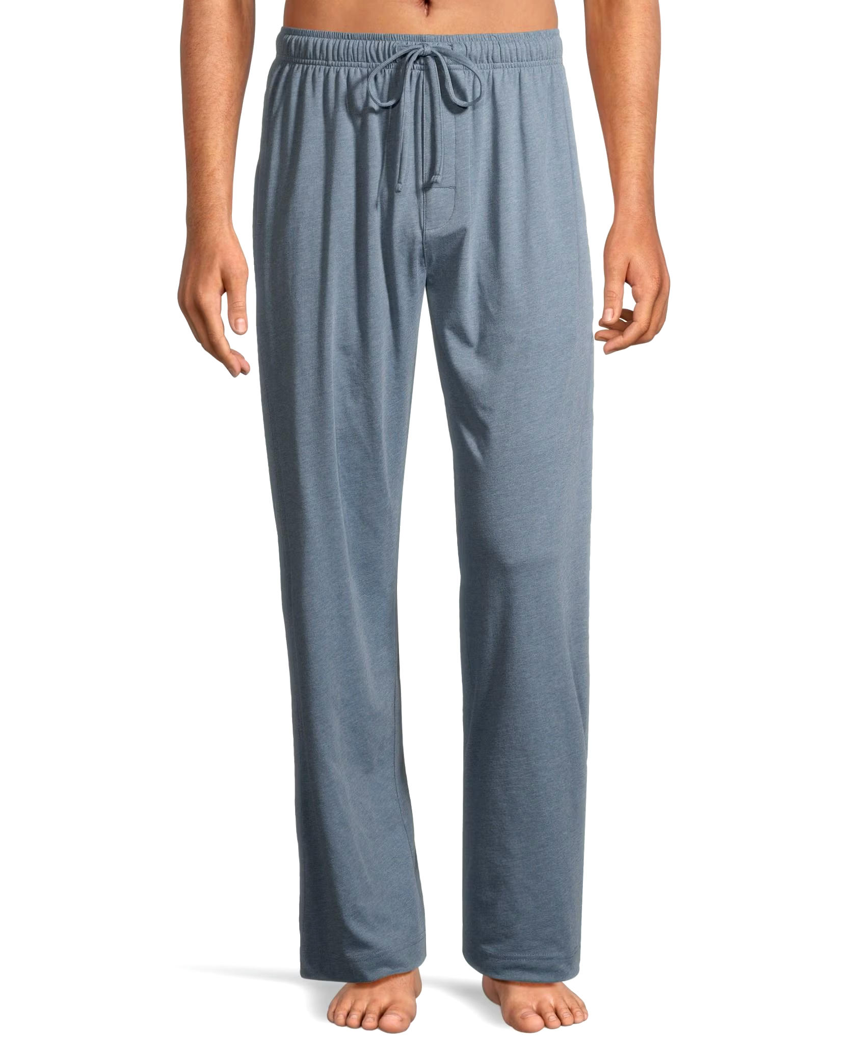 Men's Jersey Lounge Pants With Elastic Waistband and Drawstring