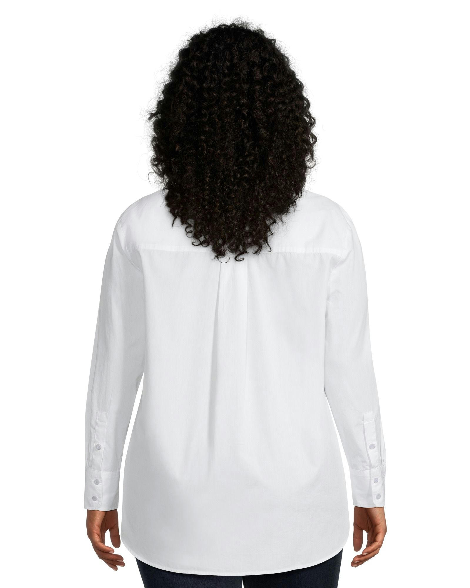 Denver Hayes Women's Semi Fitted Long Sleeve Button Up Shirt