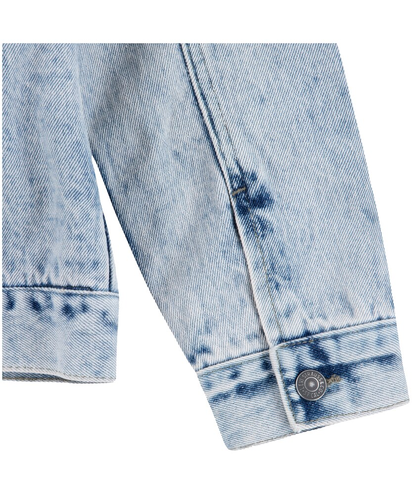 Levi's Kids' Unisex Sherpa Lined Denim Trucker Jean Jacket