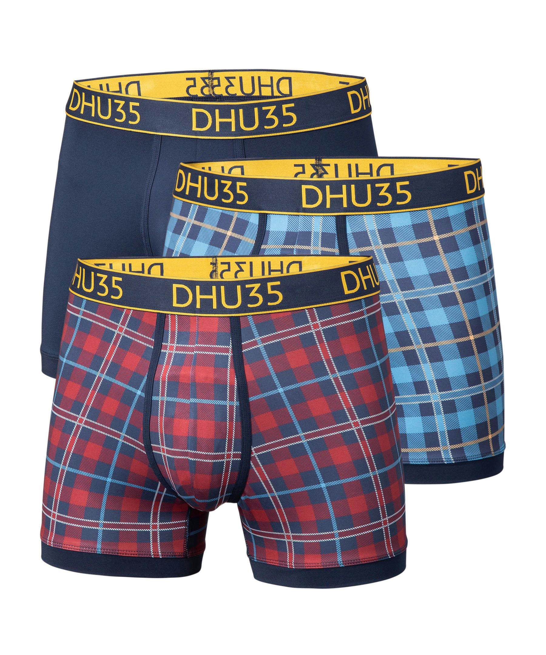 Denver Hayes Men's 3 Pack X-Mas Microfibre Boxer Brief Underwear