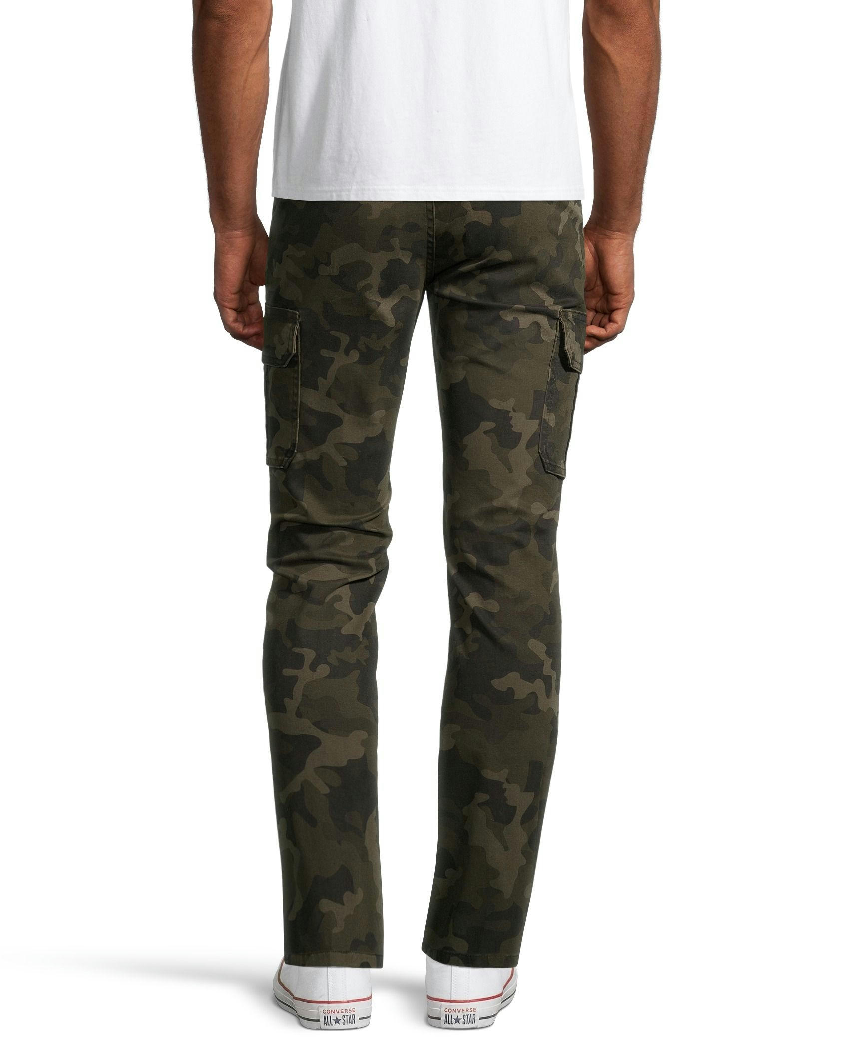 Denver Hayes Men's Stretch Slim Cargo Pants