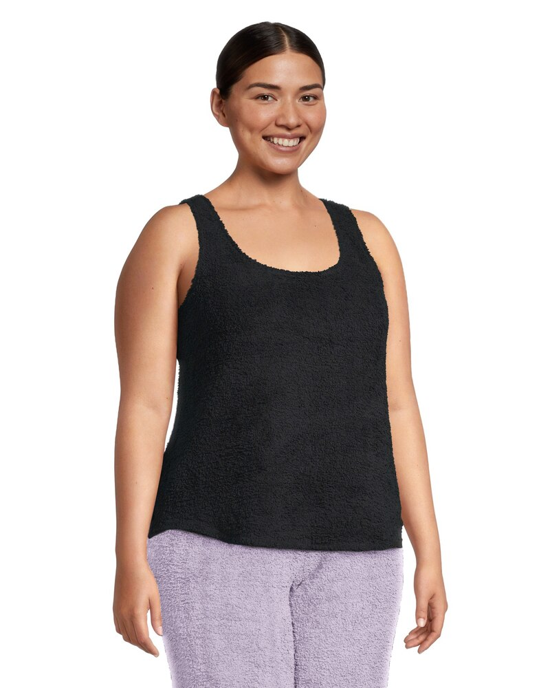 Denver Hayes Women's Cozy Plush Semi-Fitted Pajama Tank
