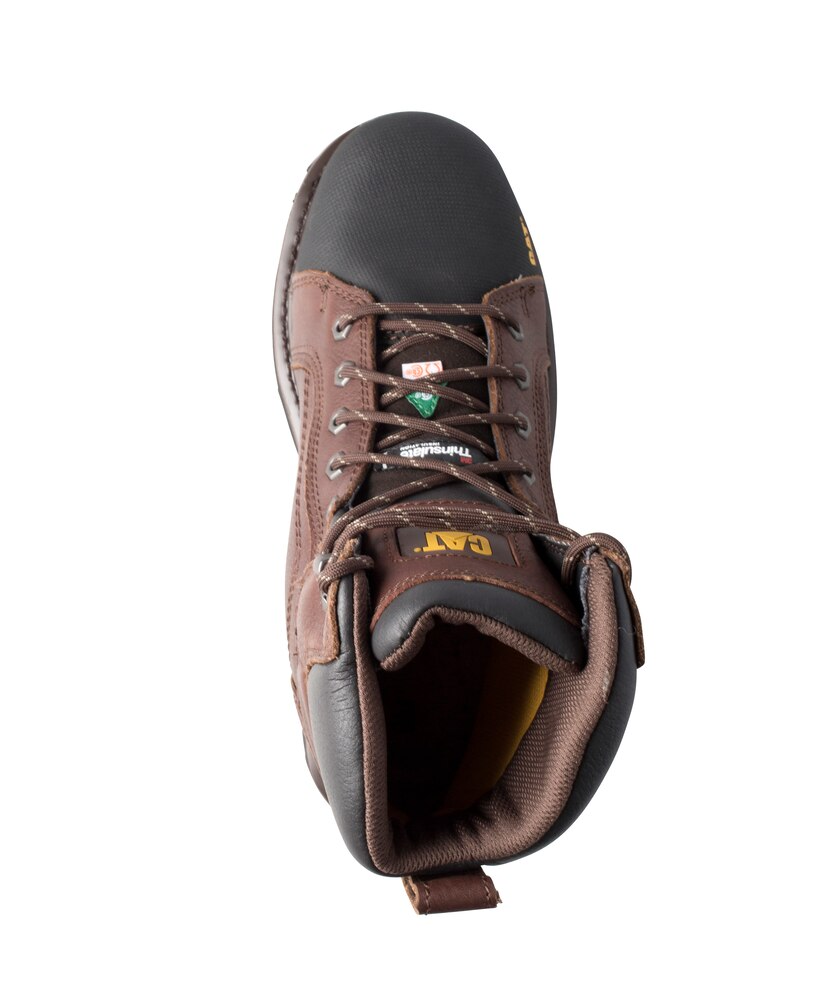 Caterpillar - CAT Men's 6 Inch Composite Toe Composite Plate Control Waterproof Leather Work Boots