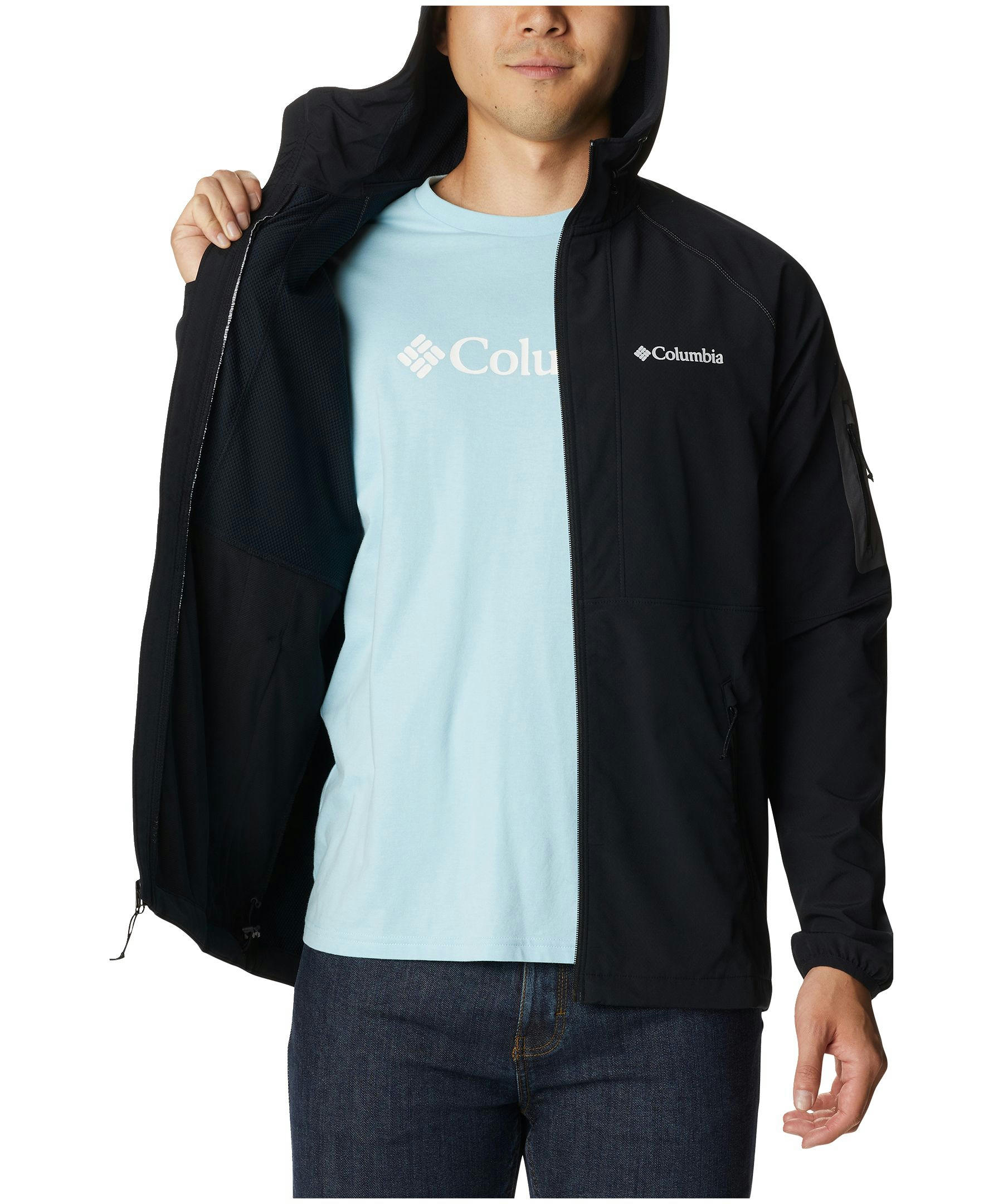 Columbia Men's Tall Heights Water and Wind Resistant Softshell Jacket