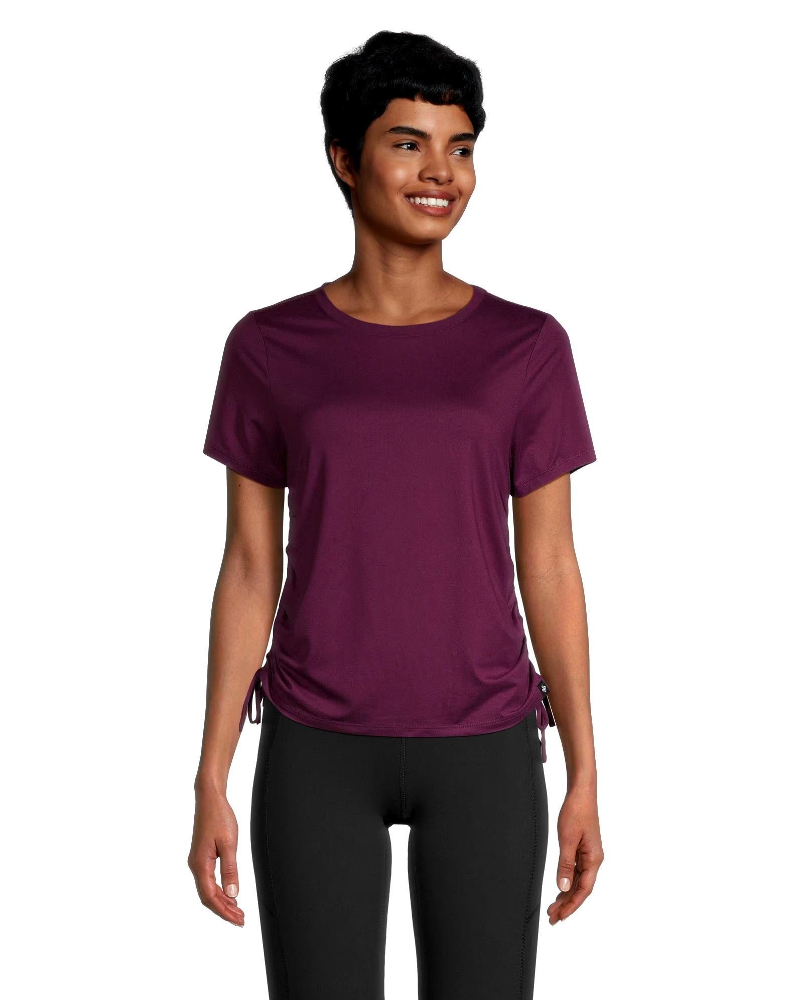 Shambhala Women's Semi Fitted Ruched T Shirt