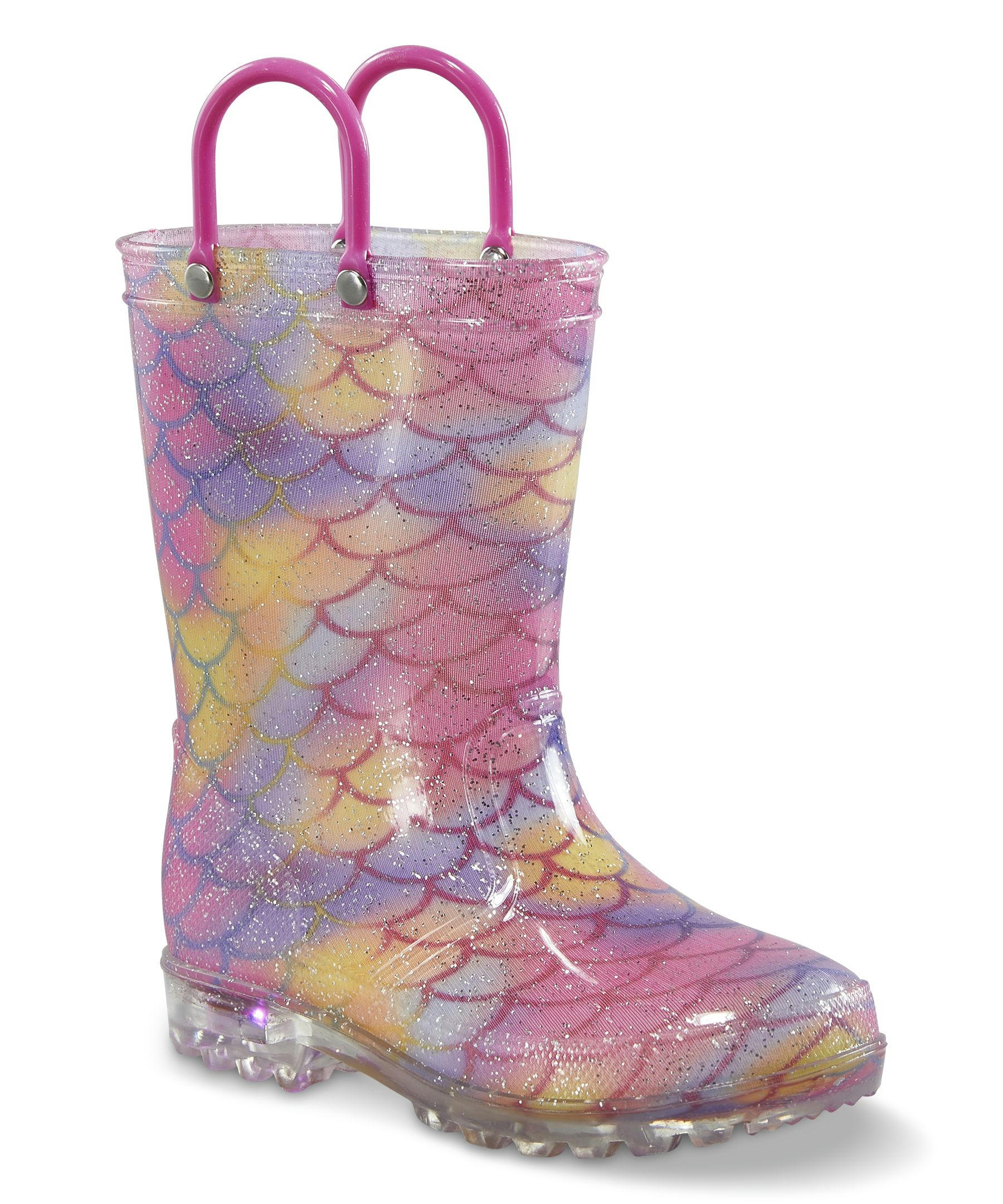 WindRiver Toddler Unisex Light Up Rain Boots
