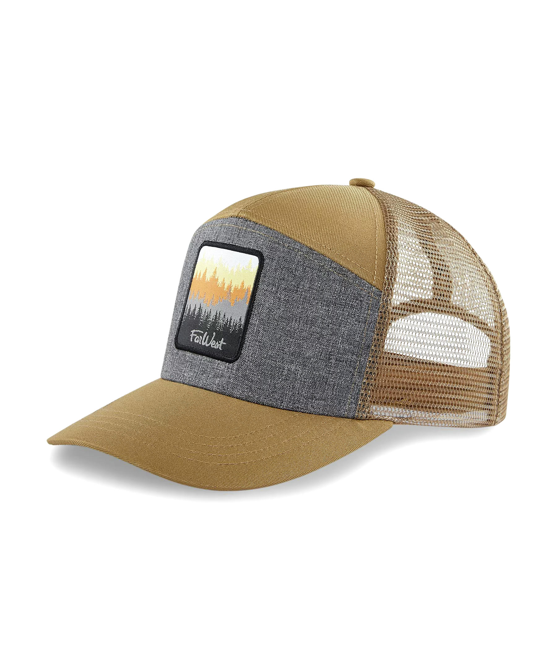 FarWest Men's Patch Mesh Back Ball Cap