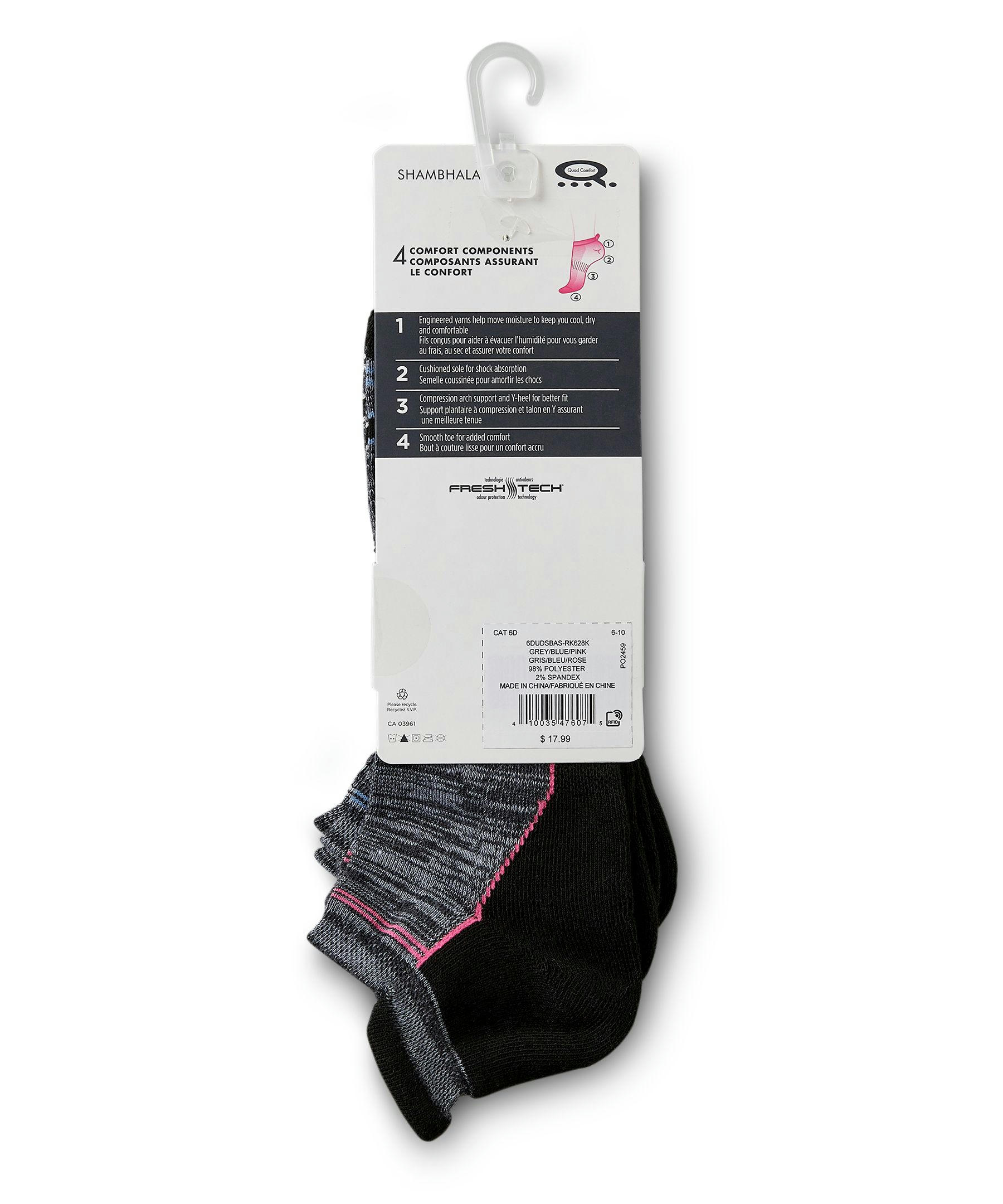 Shambhala Women's 3-Pack Tab Sport Socks