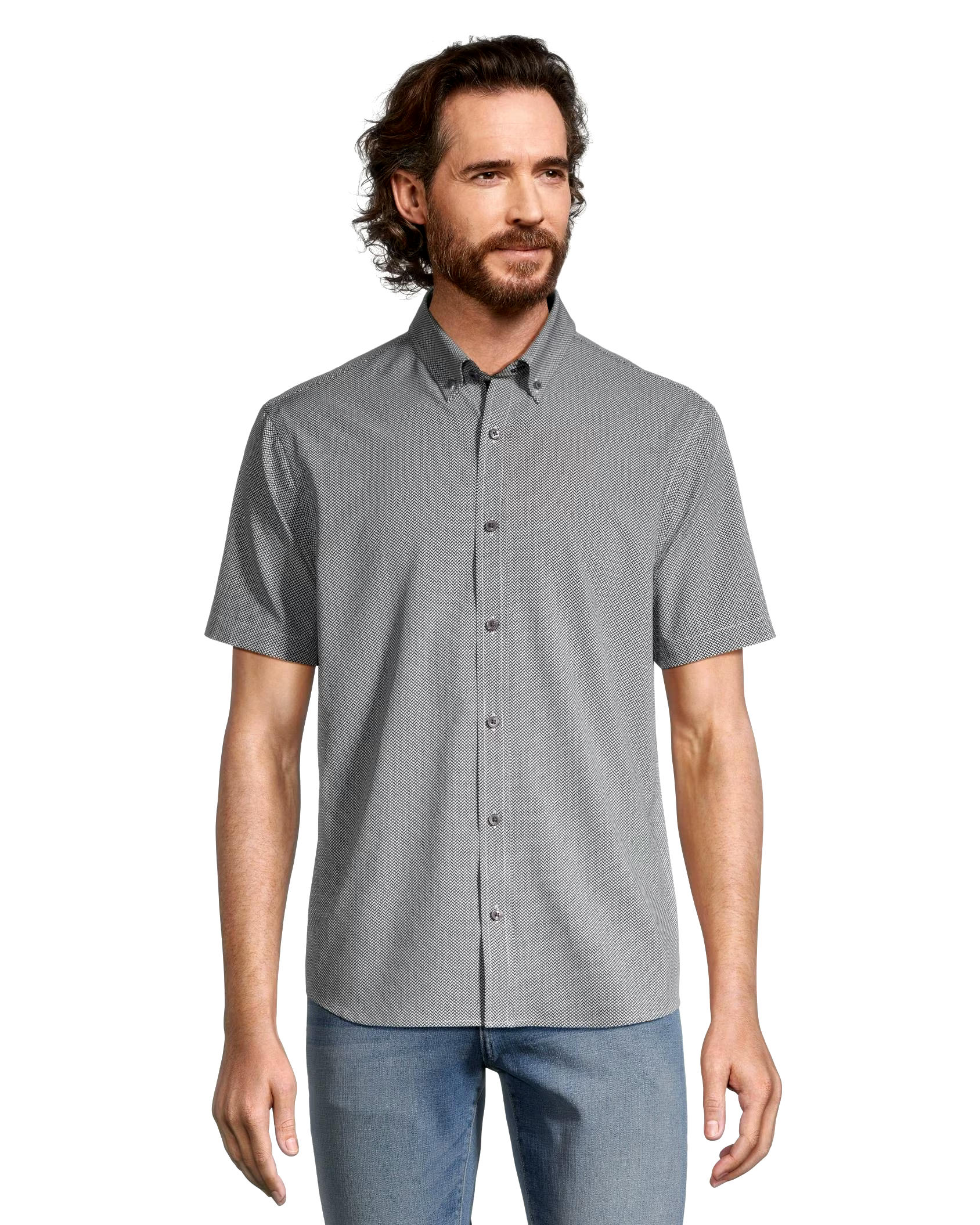 Denver Hayes Men's Hybrid 4 Way Stretch Shirt
