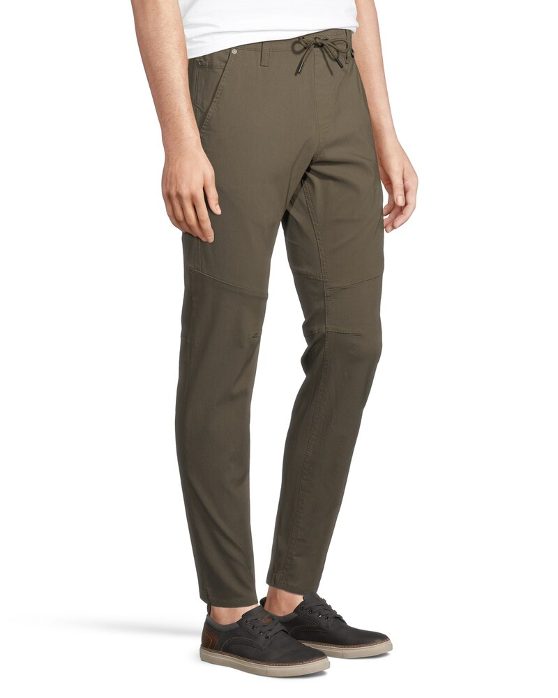PROJEK RAW Men's Slim Leg Bungee Pull On Drawstring Pants