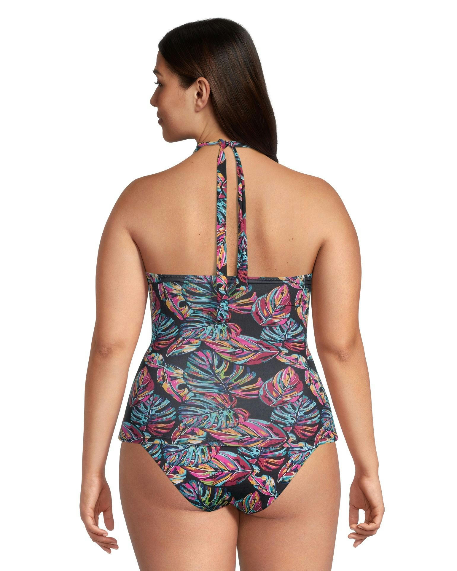 Women's Halter Bandeau Tankini Swim Top