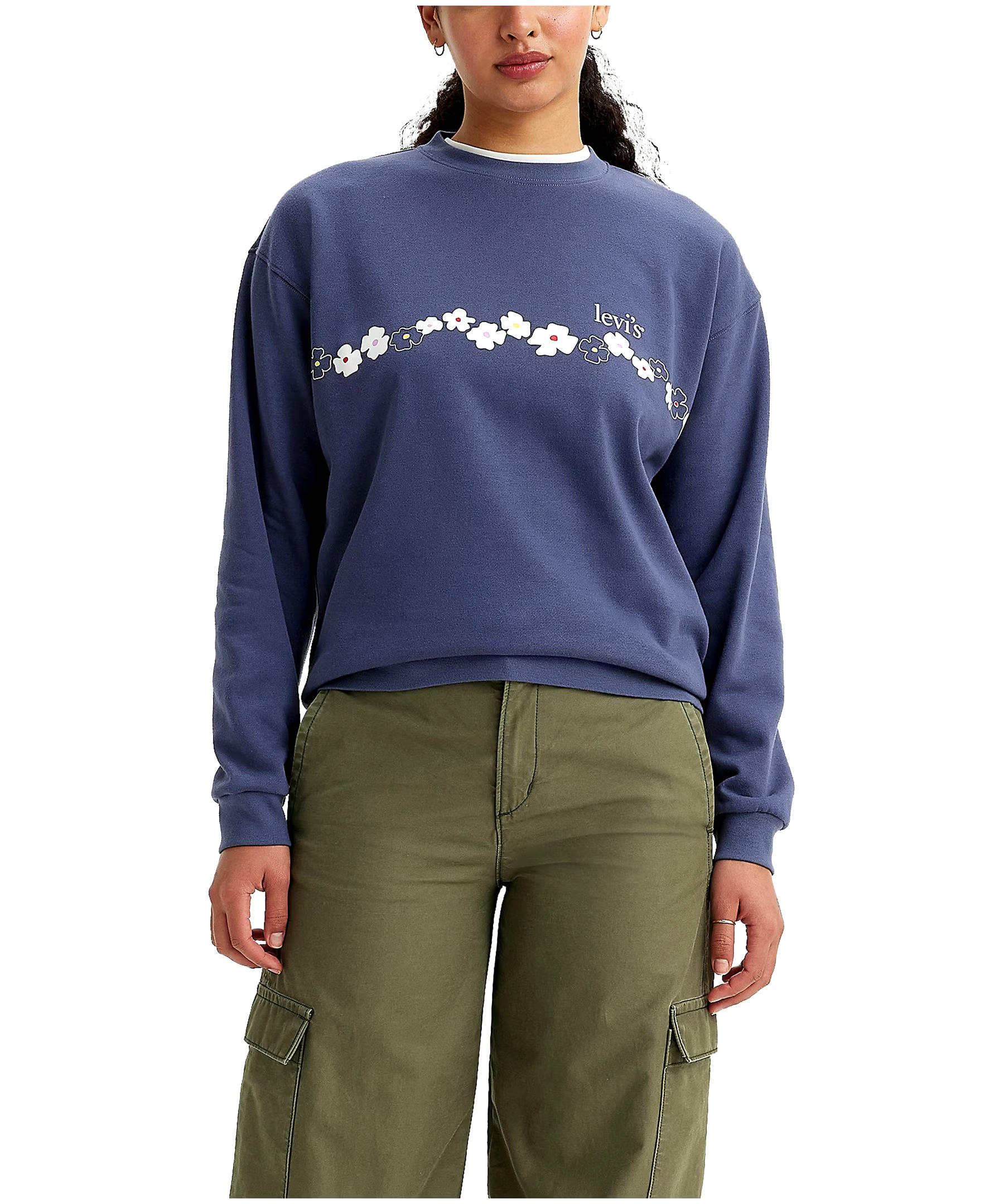 Levi's Women's Salinas Relaxed Fit Graphic Crewneck Pullover