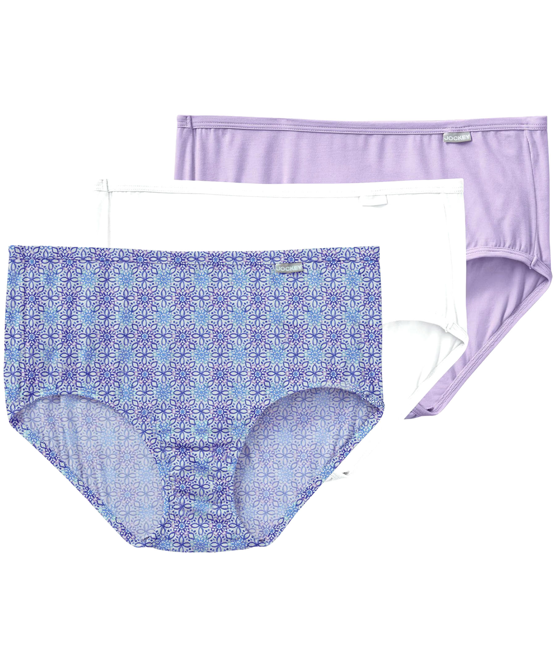 Jockey Women's 3 Pack Elance Supersoft Brief Underwear