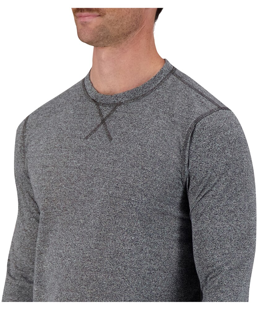 Report Men's Mathew Long Sleeve Flatlock Knit Crewneck T Shirt