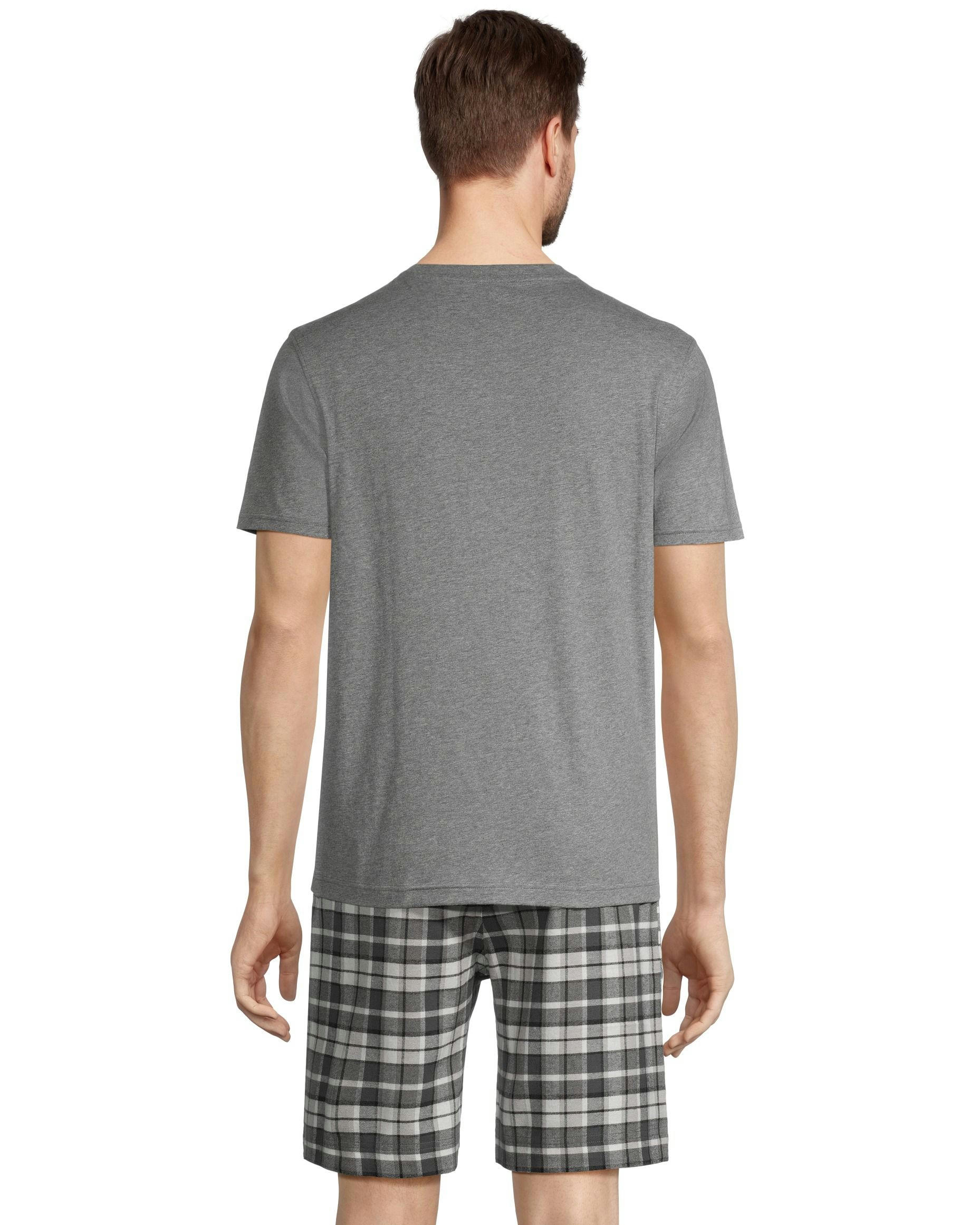 Denver Hayes Men's Woven Short and T Shirt Set