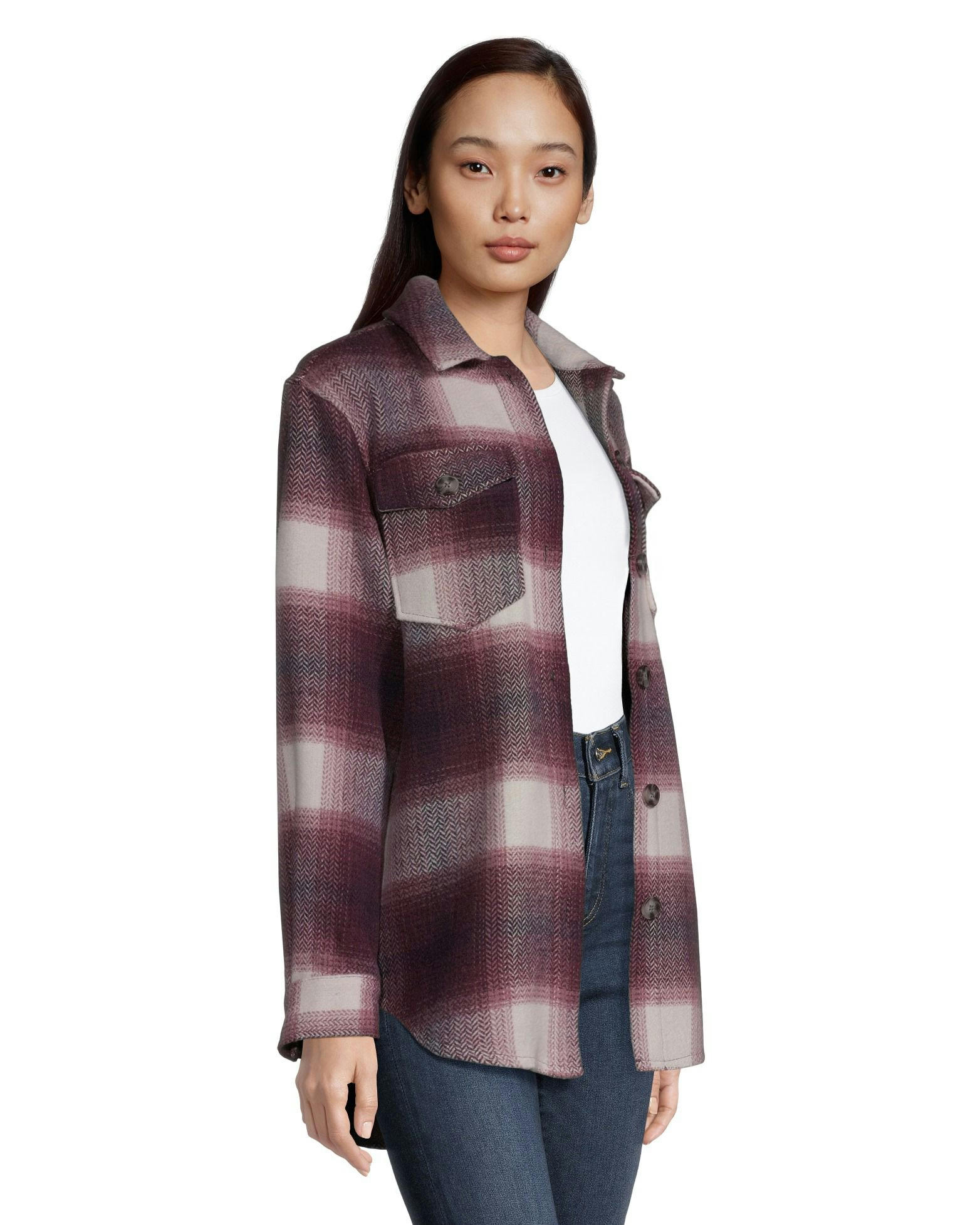 Denver Hayes Women's Core Button Front Shacket