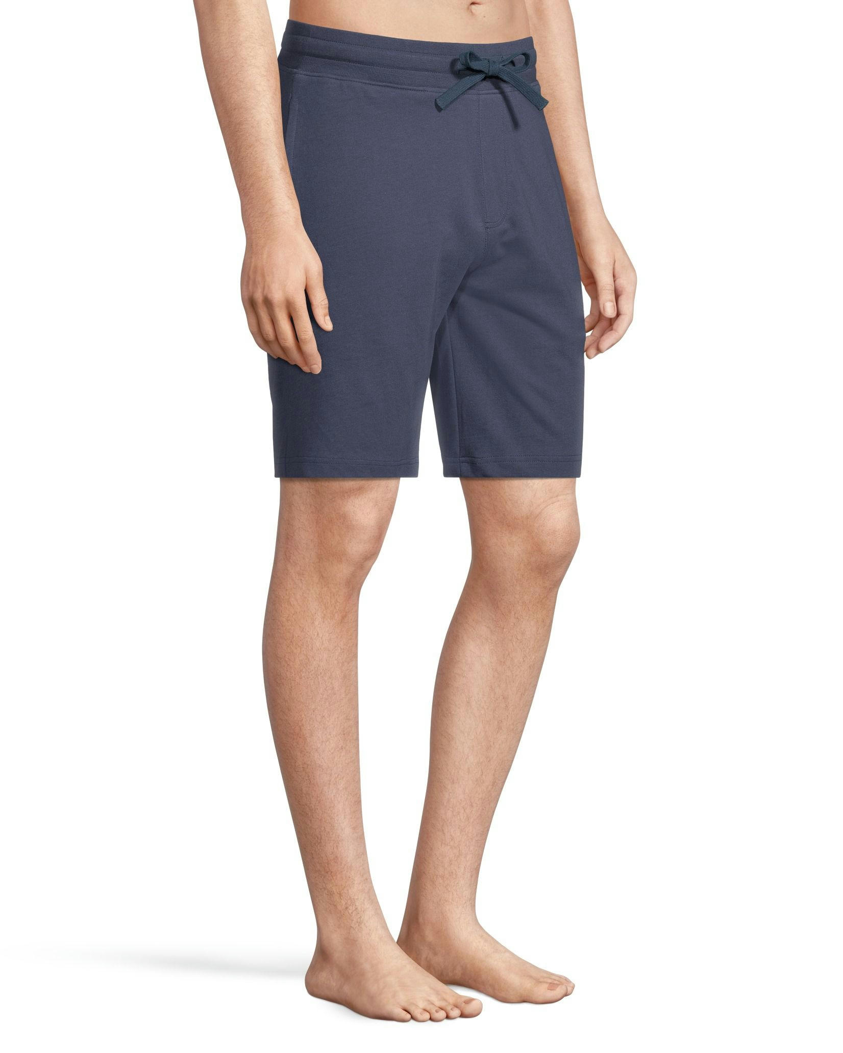 Denver Hayes Men's French Terry Elastic Drawstring Lounge Shorts