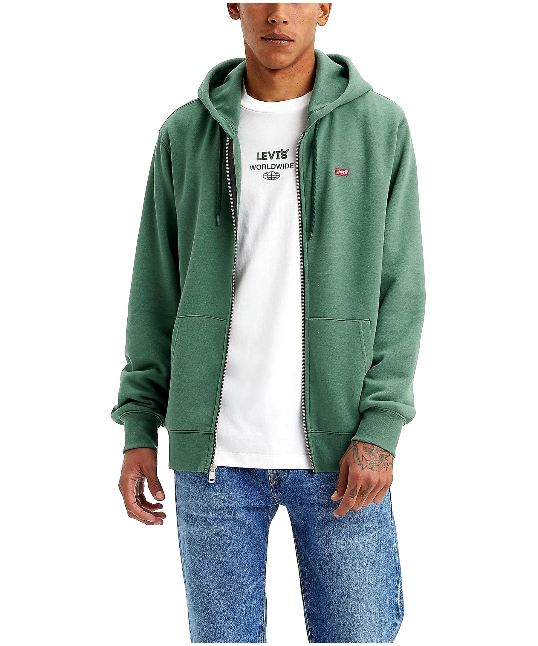 Levi's Men's Fleece Full Zip Standard Fit Hoodie
