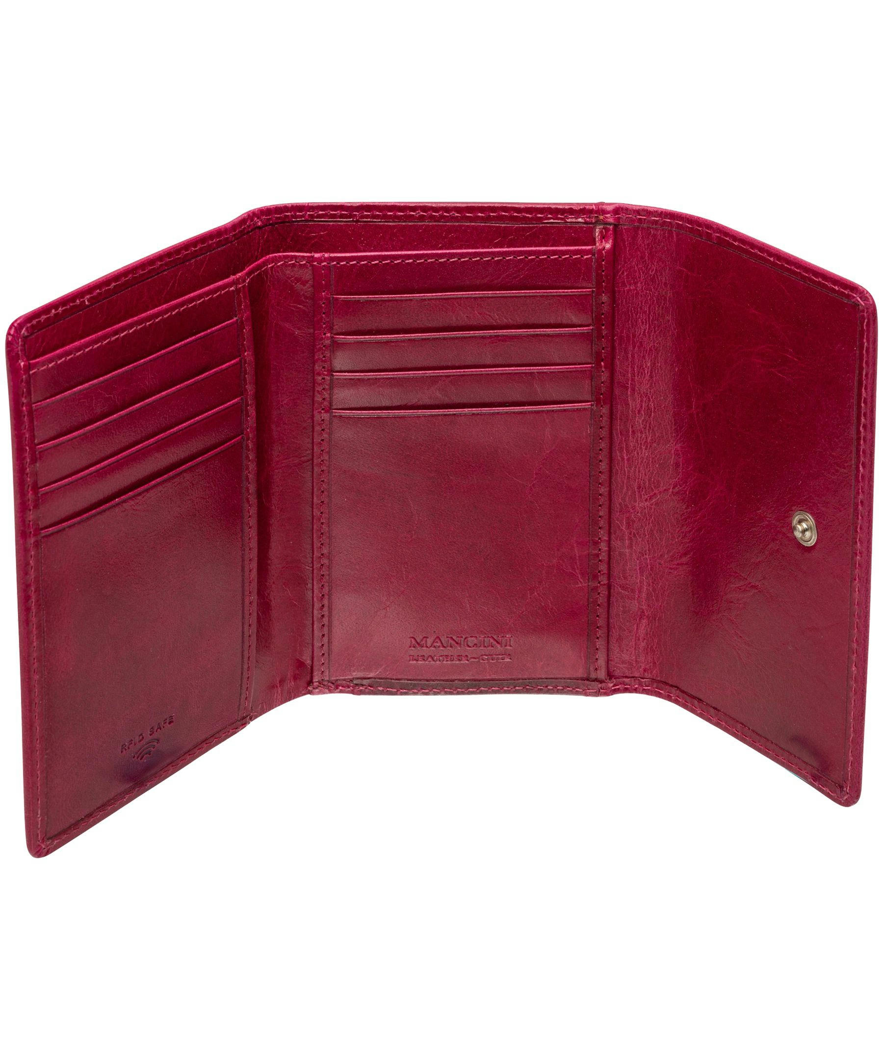 South Beach Women's RFID Secure Medium Clutch Wallet