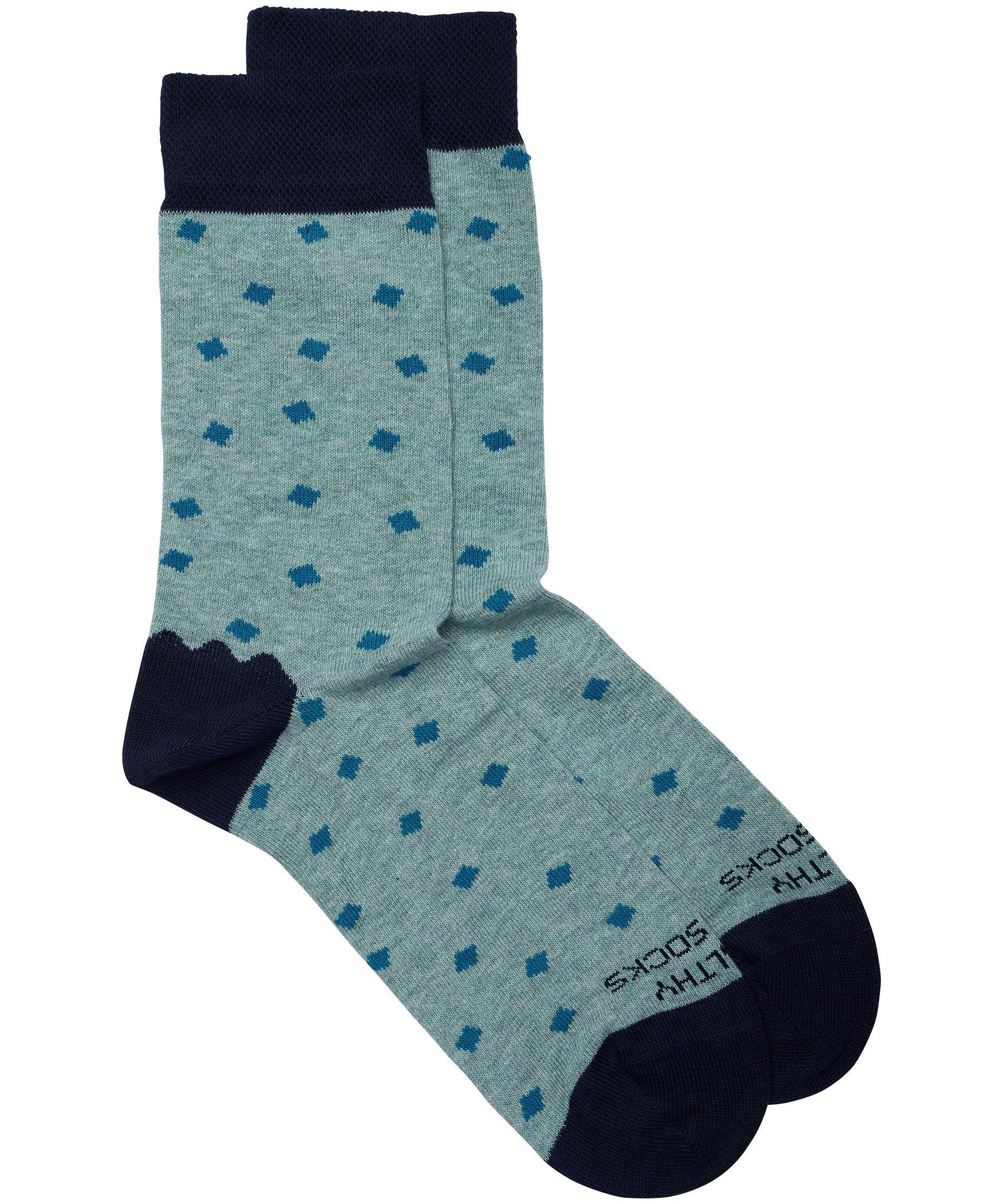 Healthy Seas Men's Coral Crew Casual Socks