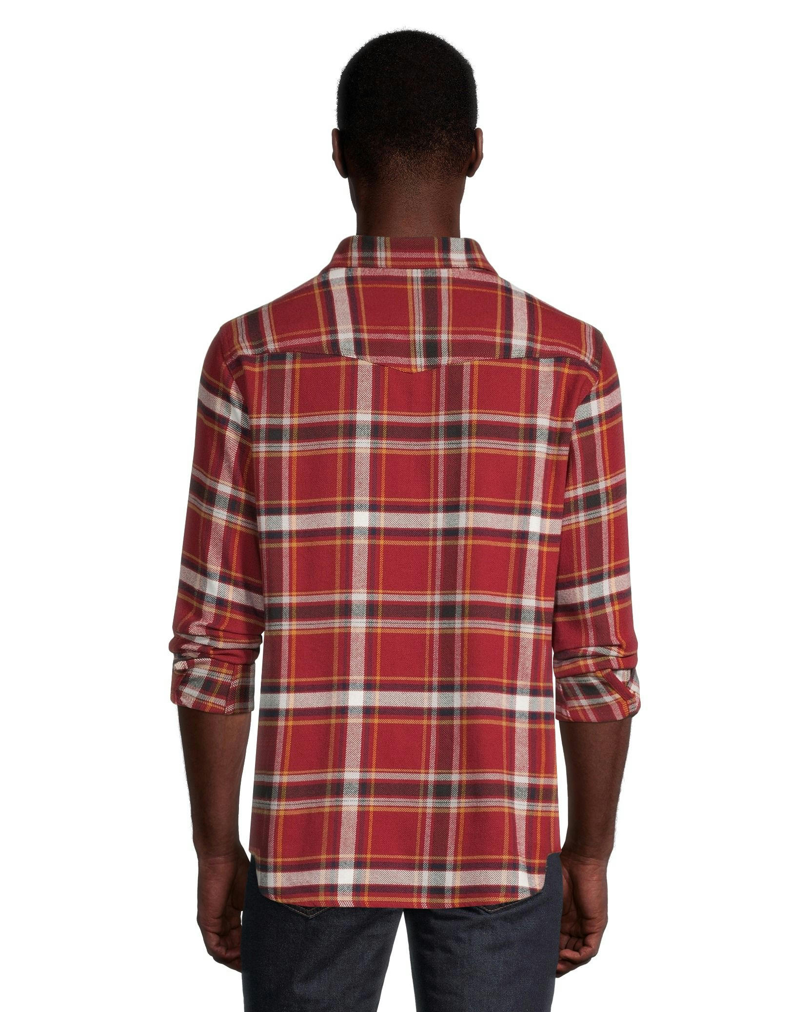 WindRiver Men's Heritage Fashion Stretch Flannel Shirt