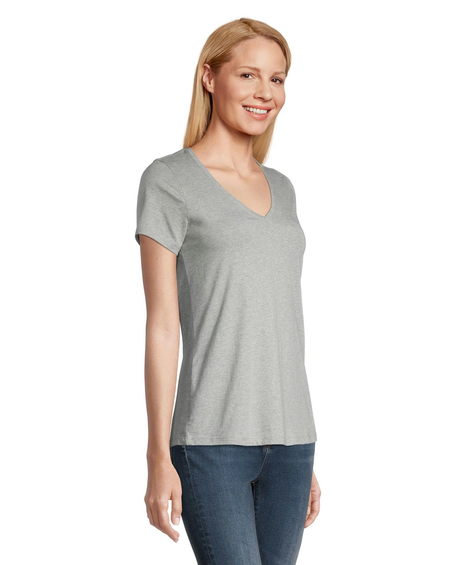 Denver Hayes Women's Semi-Fitted V-Neck T Shirt