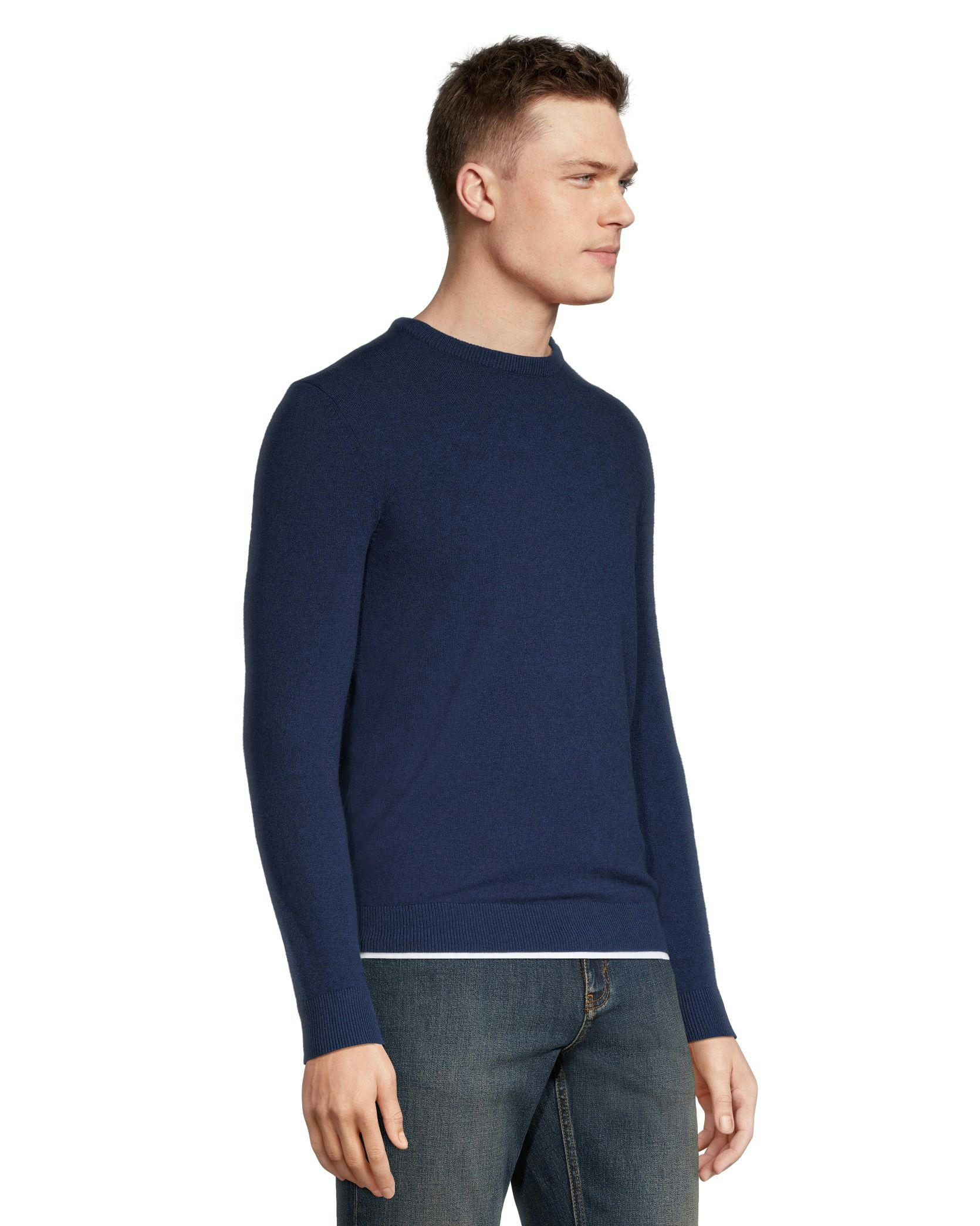 Denver Hayes Men's Cashmere Merino Crewneck Sweater