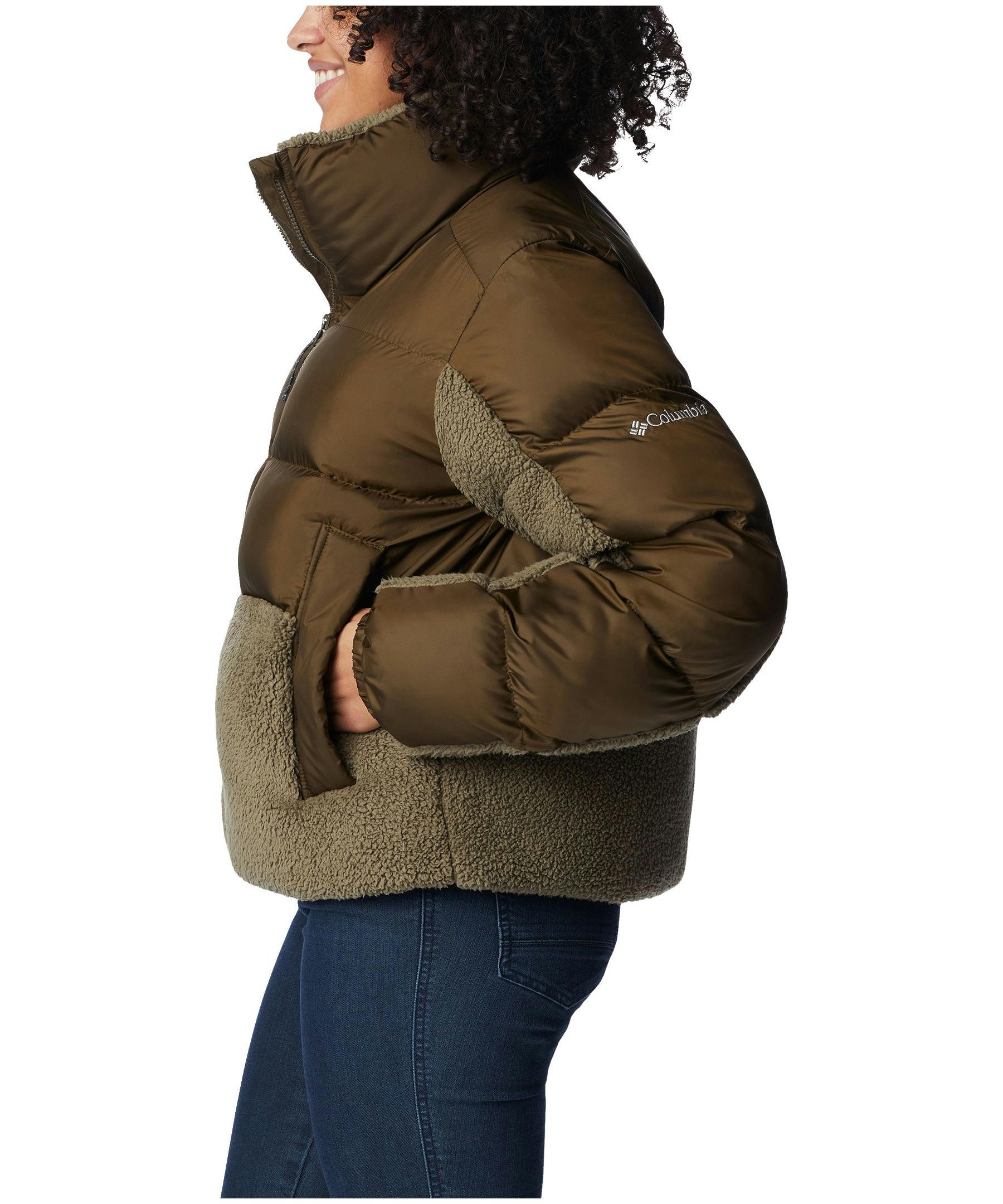 Columbia Women's Lead Better Point Sherpa Hybrid Water Resistant Insulated Jacket