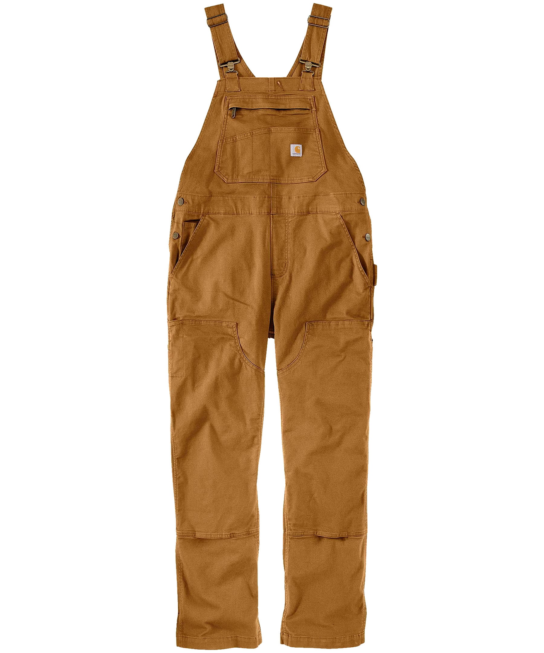 Carhartt Women's Rugged Flex Loose Fit Double Front Canvas Bib Overalls