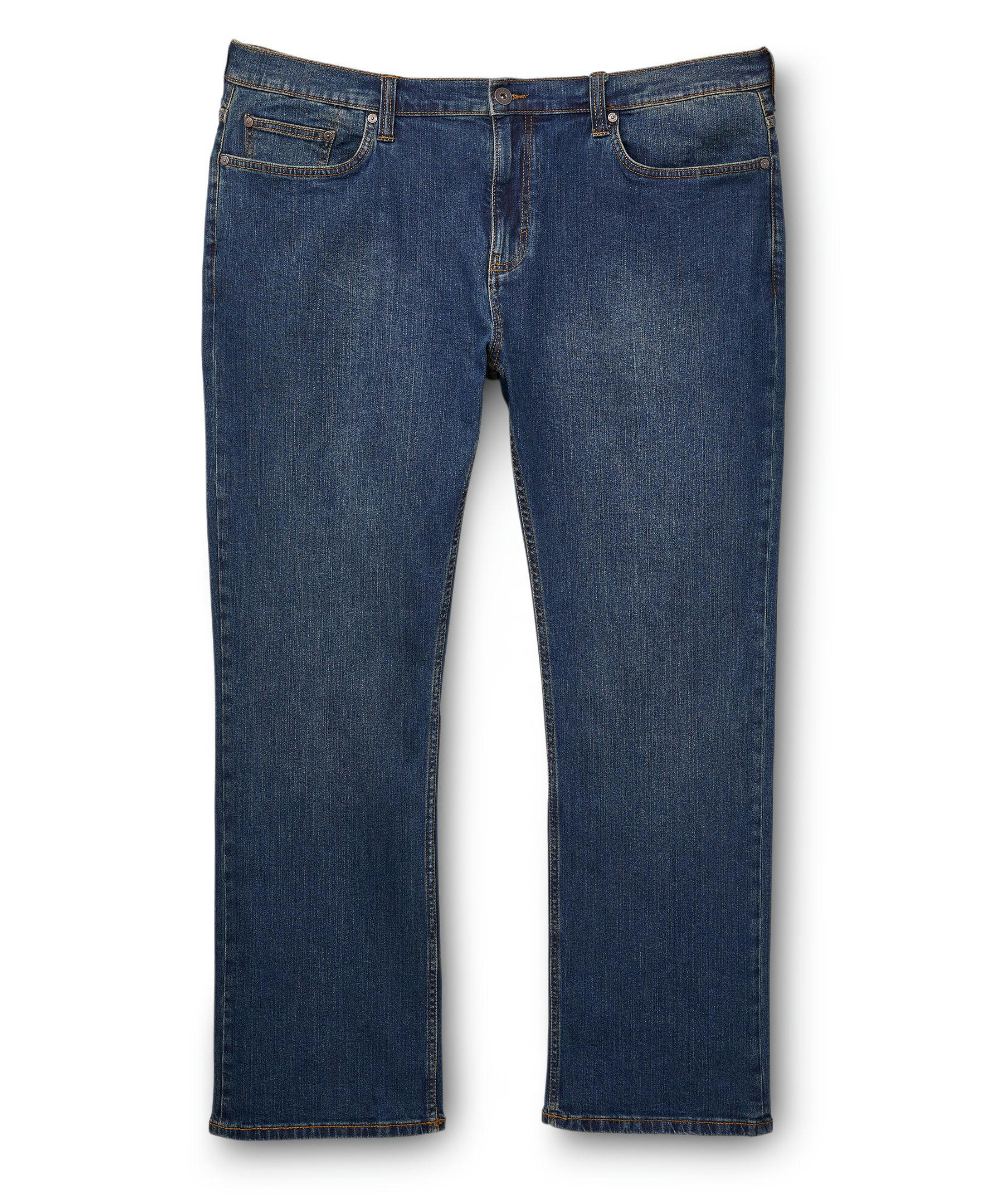 Denver Hayes Men's Value Stretch Straight Fit Jeans - Dark Wash