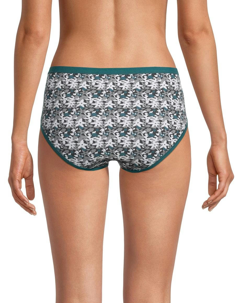 Denver Hayes Women's 2 Pack Perfect Fit Cotton Stretch Hi Cut Panty