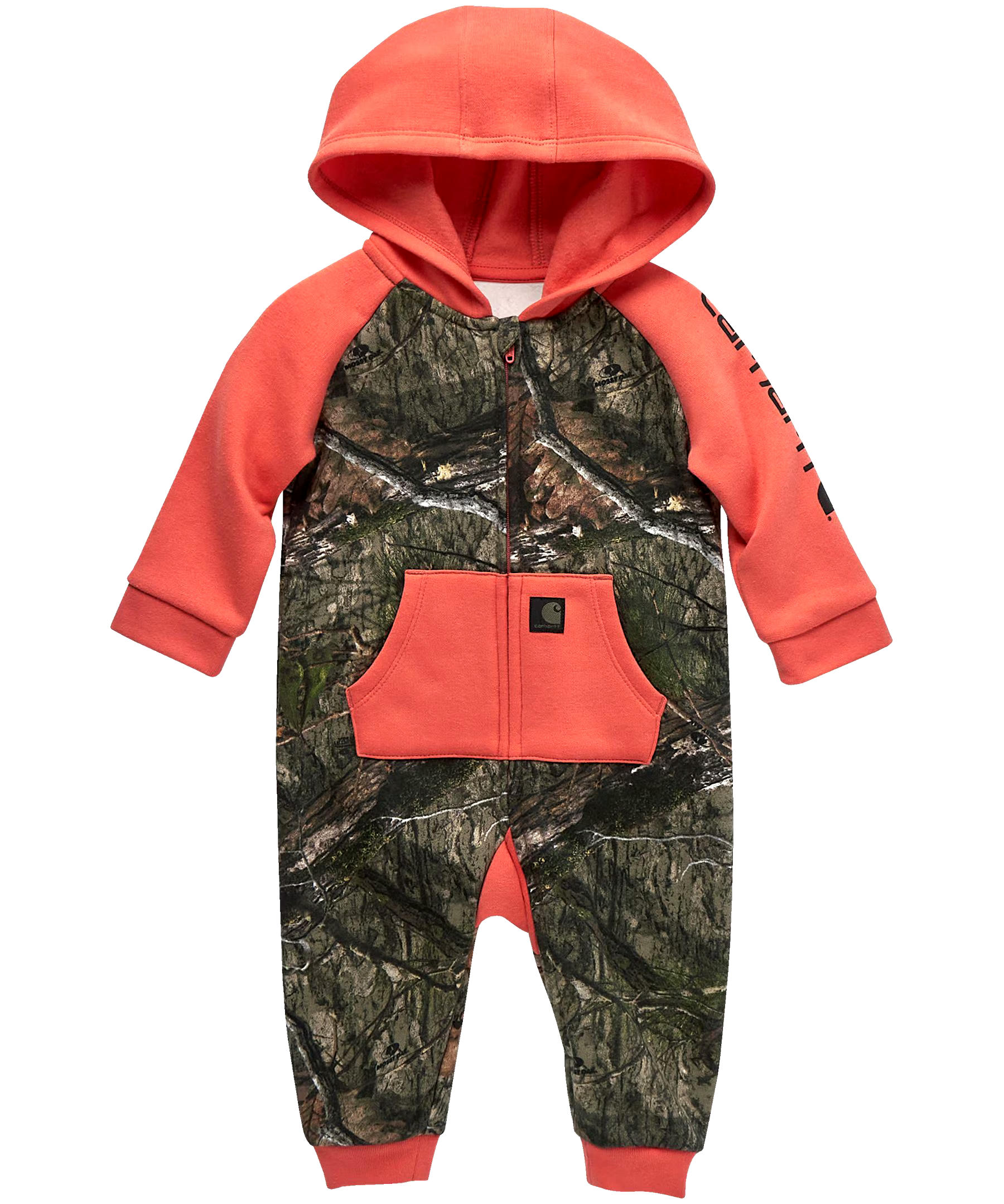 Carhartt Baby Unisex Long Sleeve Zip Front Camo Coverall