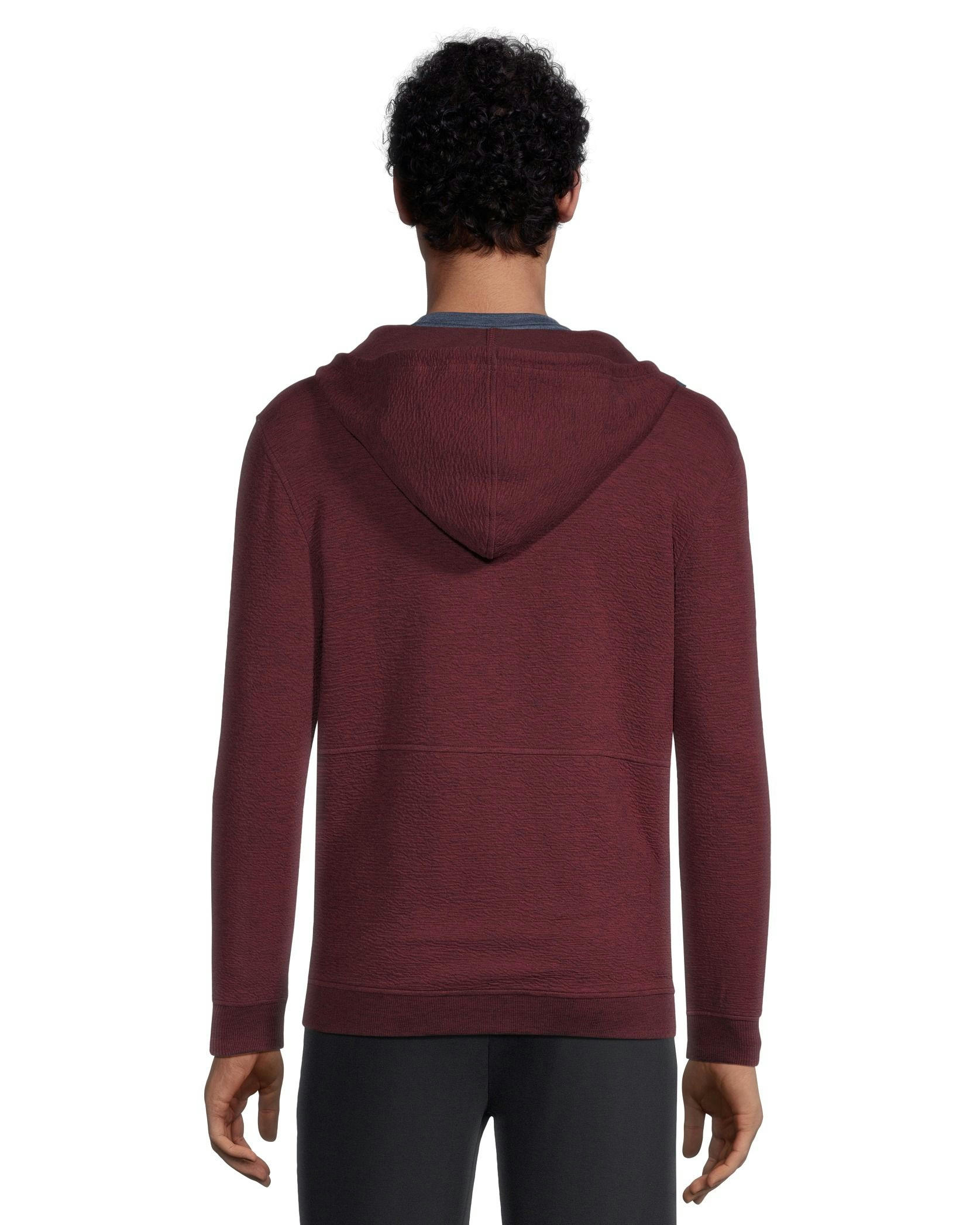 Matrix Men's Textured Full Zip Hoodie