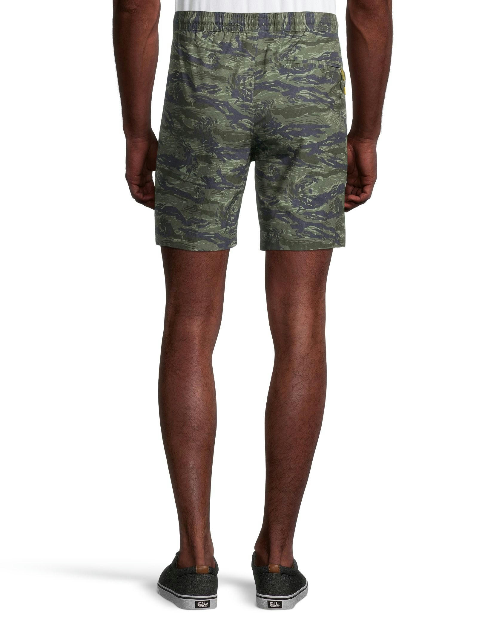 FarWest Men's Mid Rise Quick Dry Hybrid Volley Shorts