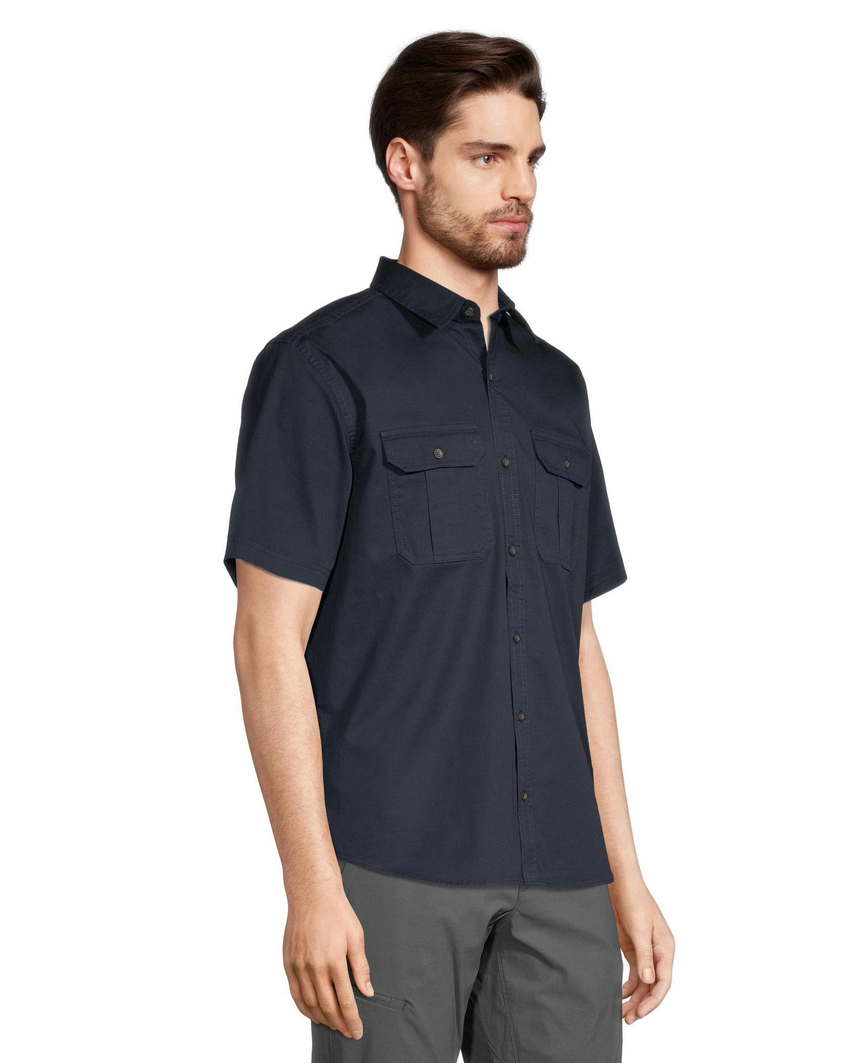 WindRiver Men's Classic Fit Short Sleeve Utility Shirt