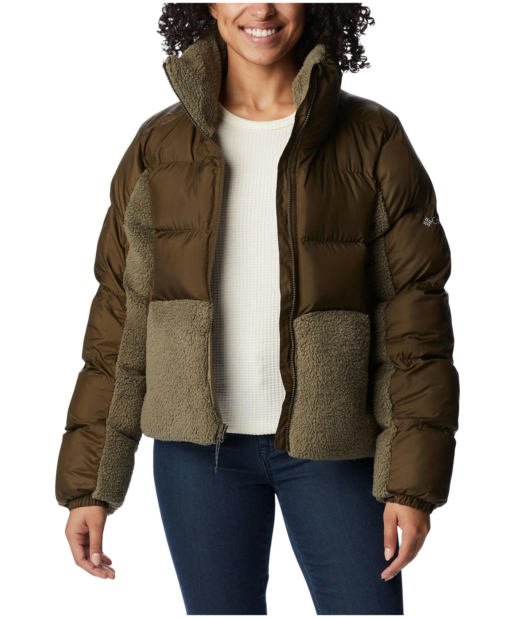 Columbia Women's Lead Better Point Sherpa Hybrid Water Resistant Insulated Jacket