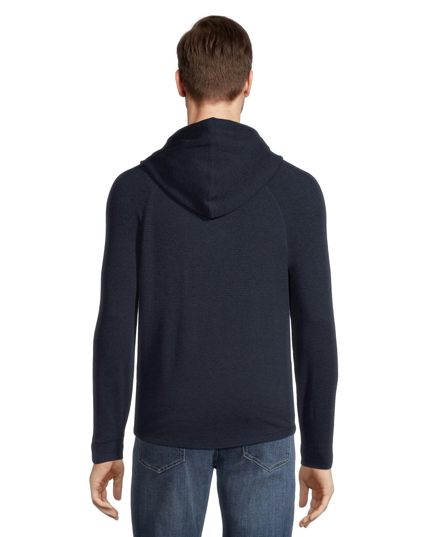 Denver Hayes Men's Long Sleeve Waffle Raglan Hoodie