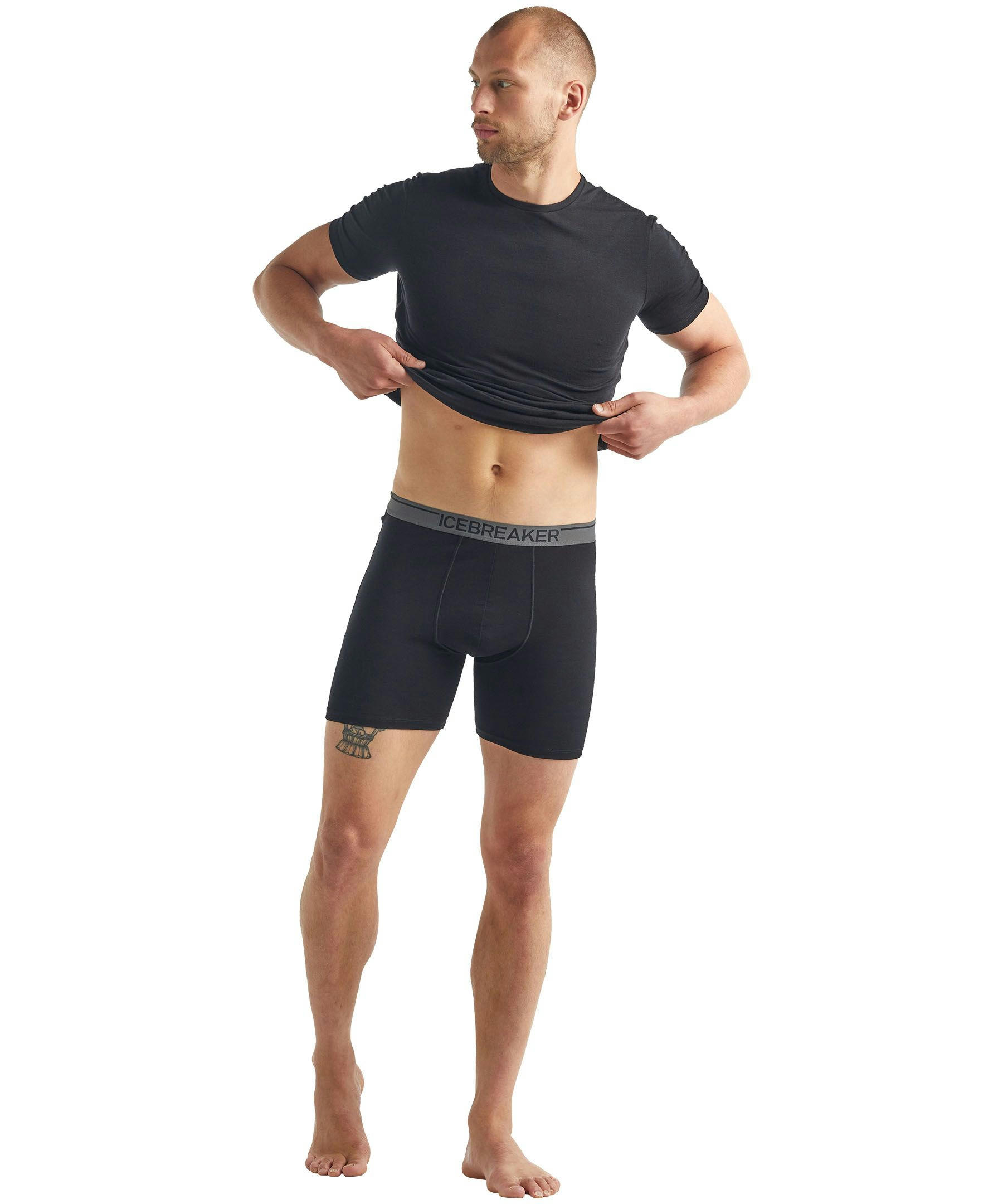 Icebreaker Men's Anatomica Long BoxersONLINE ONLY