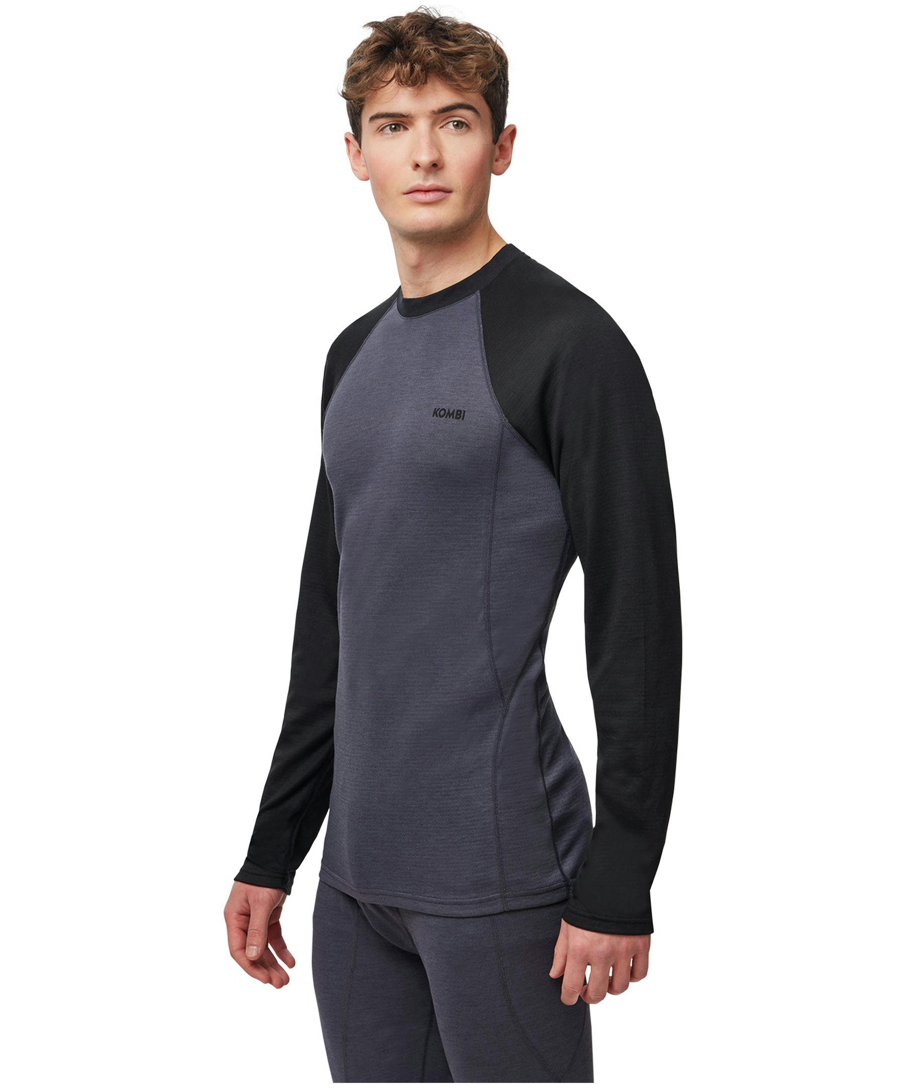 Kombi Men's Merino Blend Baselayer Crewneck Top