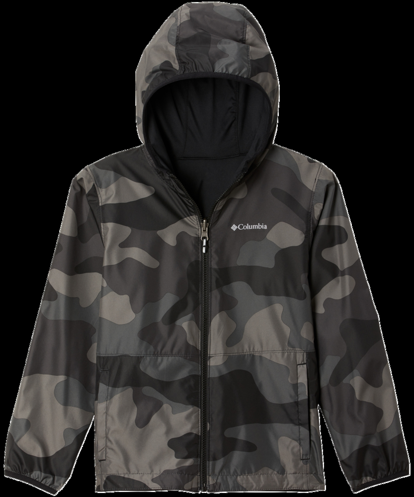 Columbia Youth Boys' Pixel Grabber Water Resistant Reversible Jacket