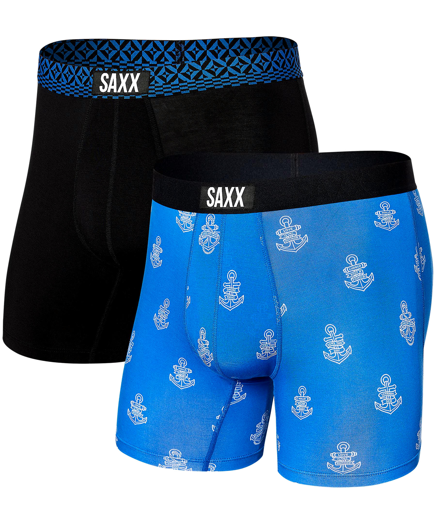 SAXX Men's 2 Pack Vibe Slim Fit Boxer Briefs