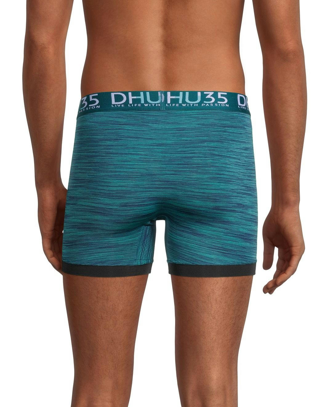 Denver Hayes Men's 3 Pack Microfibre Space Dye Boxer Briefs Underwear