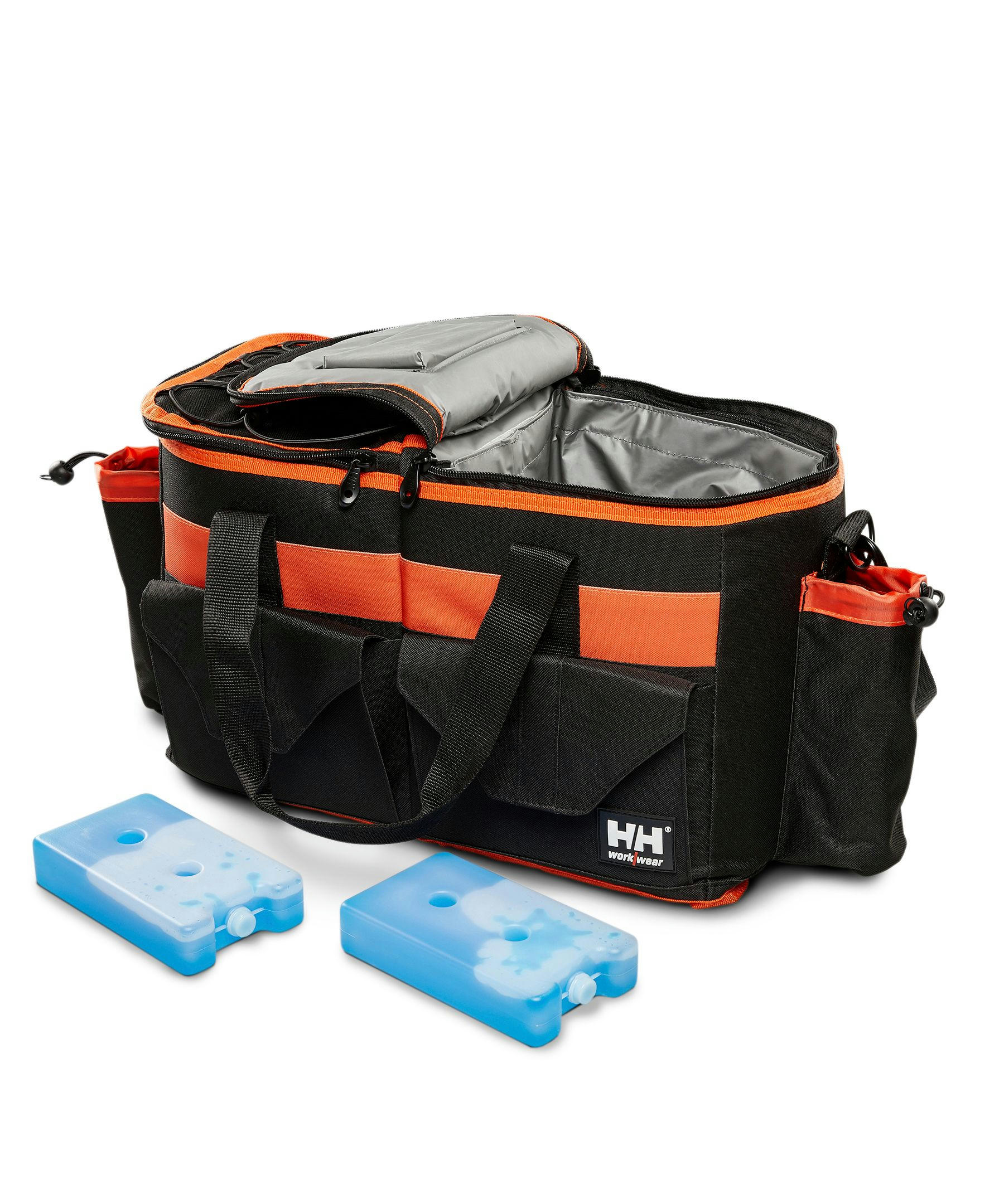 Helly Hansen Workwear Dual Compartment 24 Can Soft Side Cooler Bag with Freezer Packs