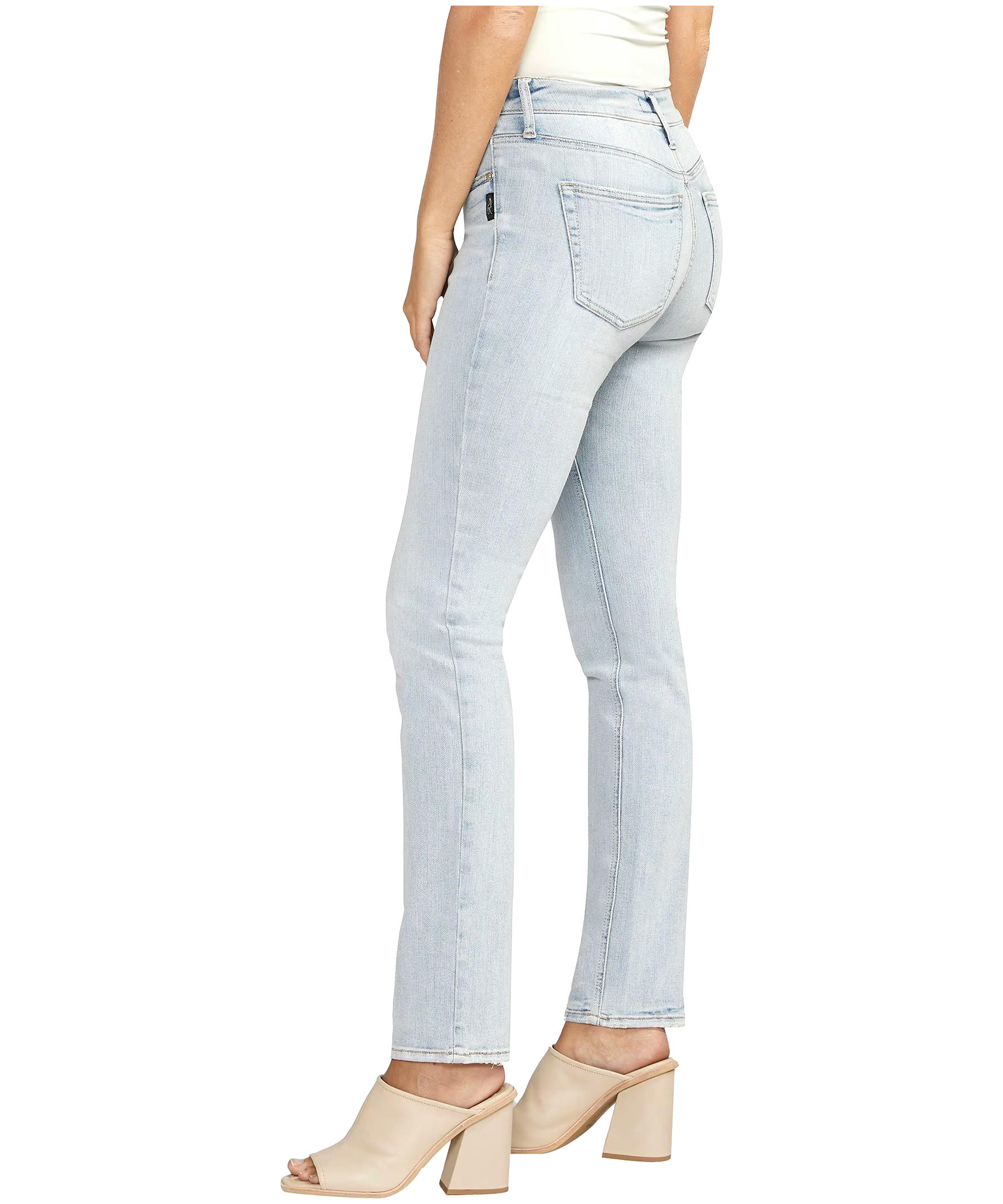 Silver Women's Suki Mid Rise Curvy Fit Straight Leg Jeans