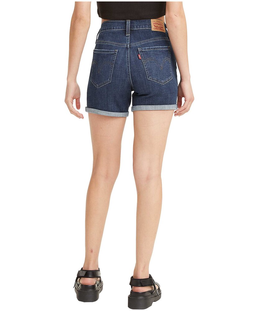 Levi's Women's Mid Rise Slim Fit Mid Length Shorts