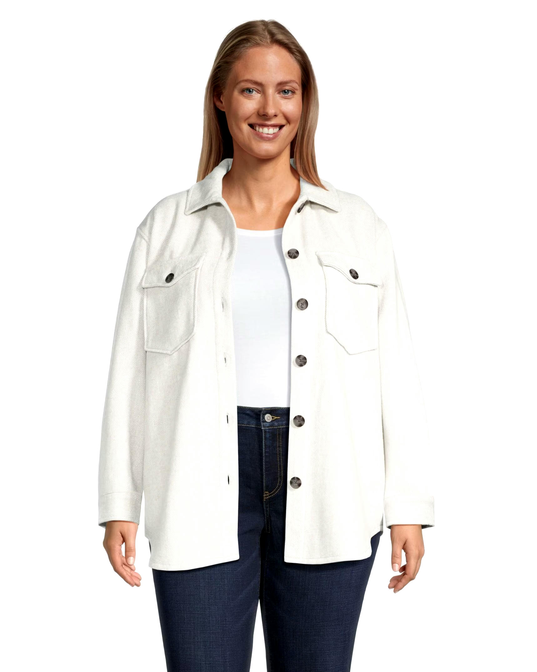 Denver Hayes Women's Core Button Front Shacket