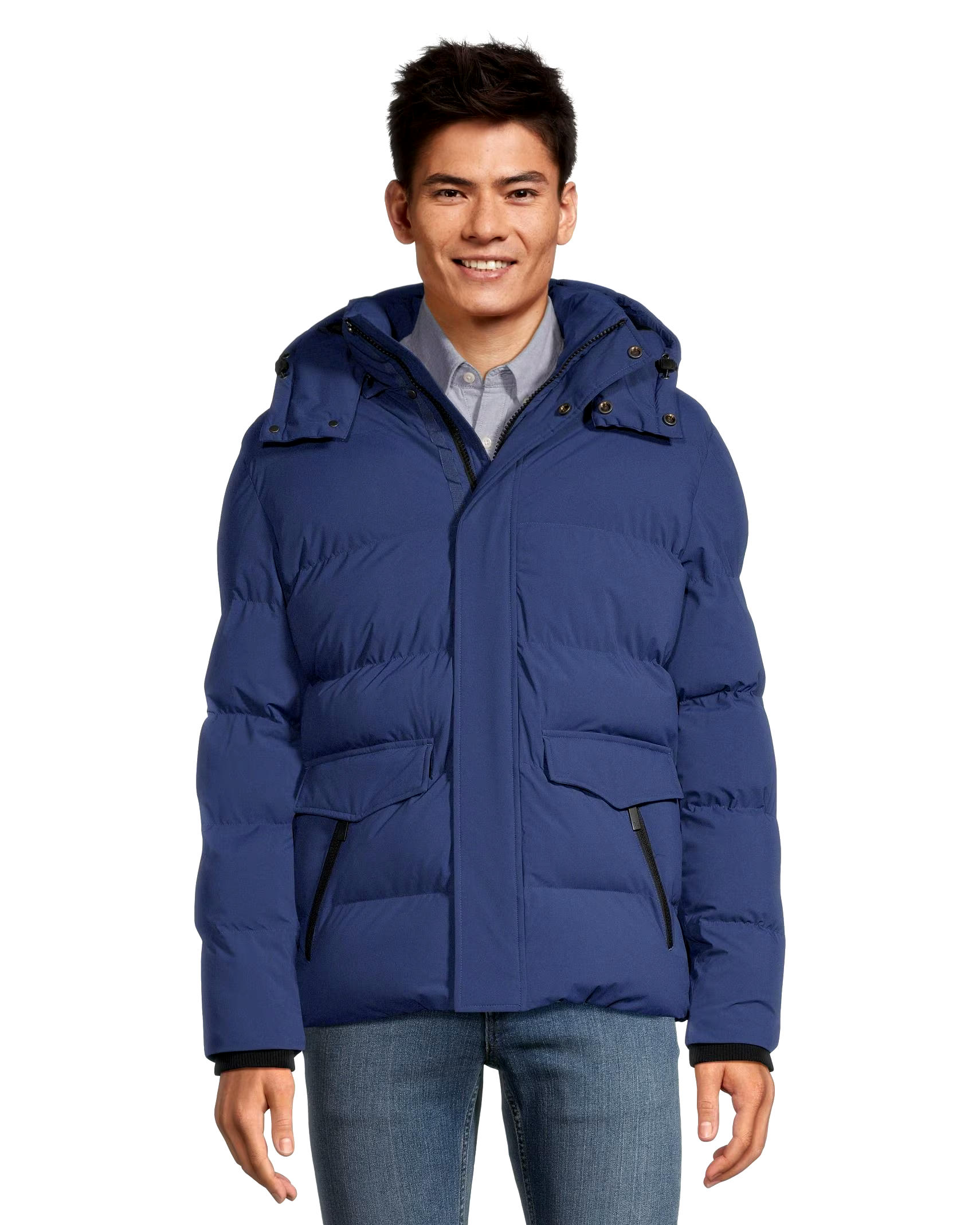 Denver Hayes Men's Hyper-Dri HD1 Water Repellent Insulated Puffy Parka Jacket