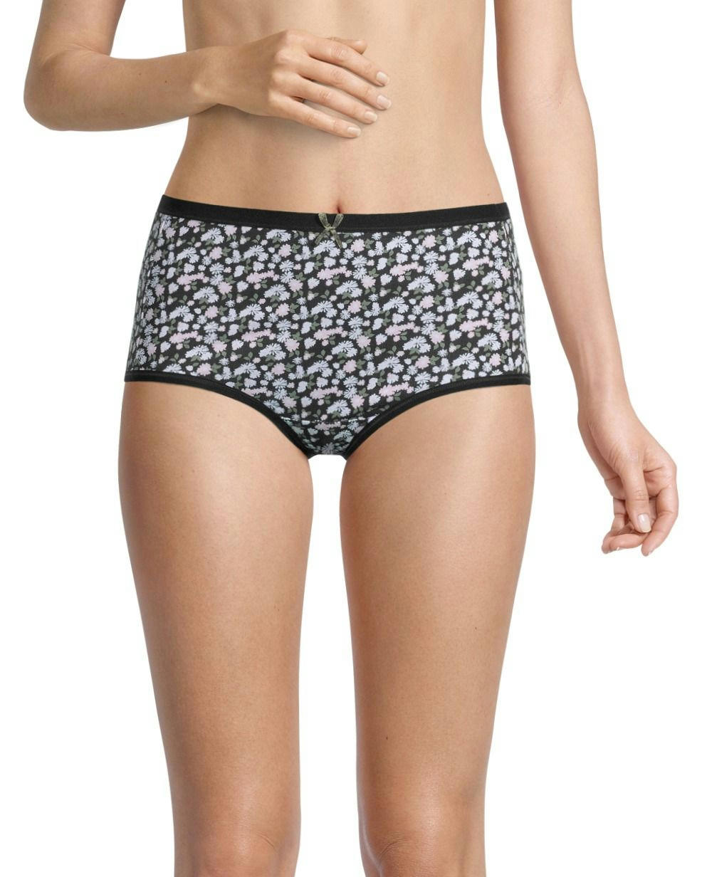 Denver Hayes Women's 2 Pack Cotton Stretch Modern Brief Underwear