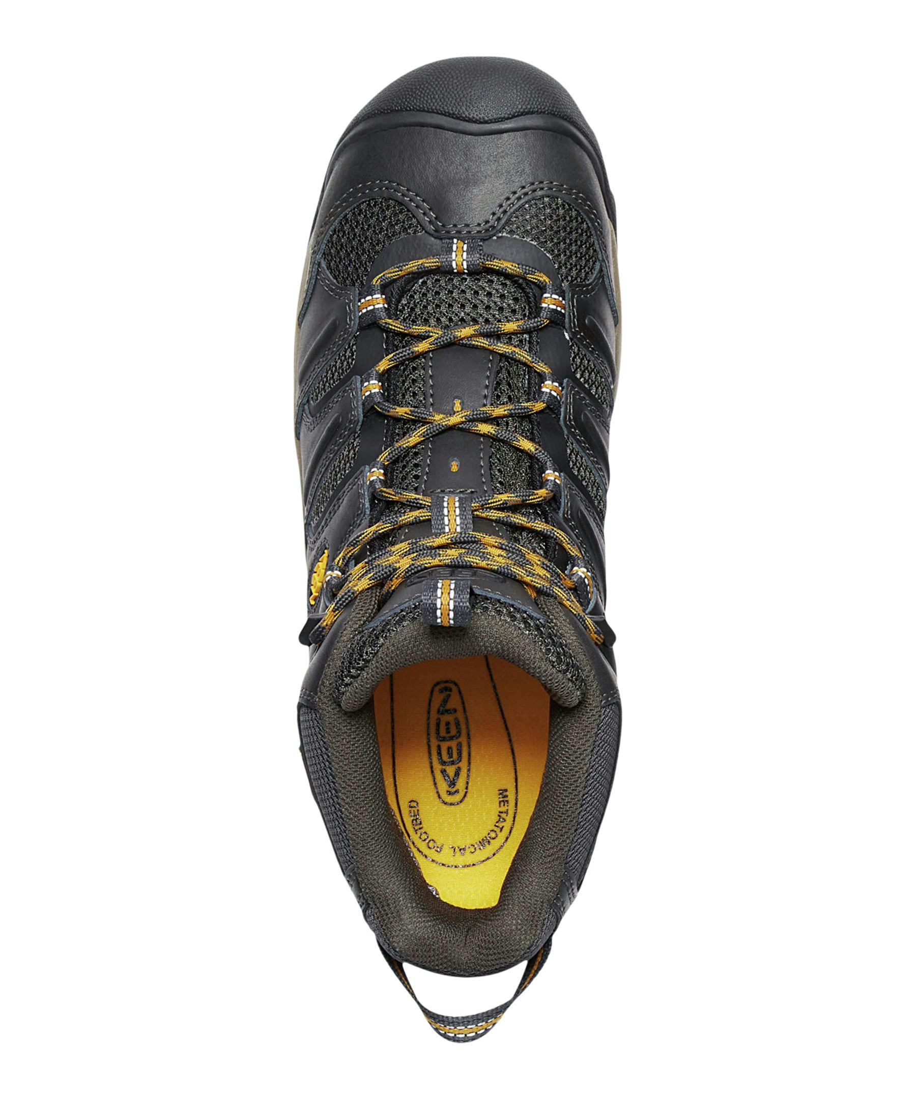 Keen Utility Men's Lansing Mid Steel Toe Composite Plate Hiker Work Boot