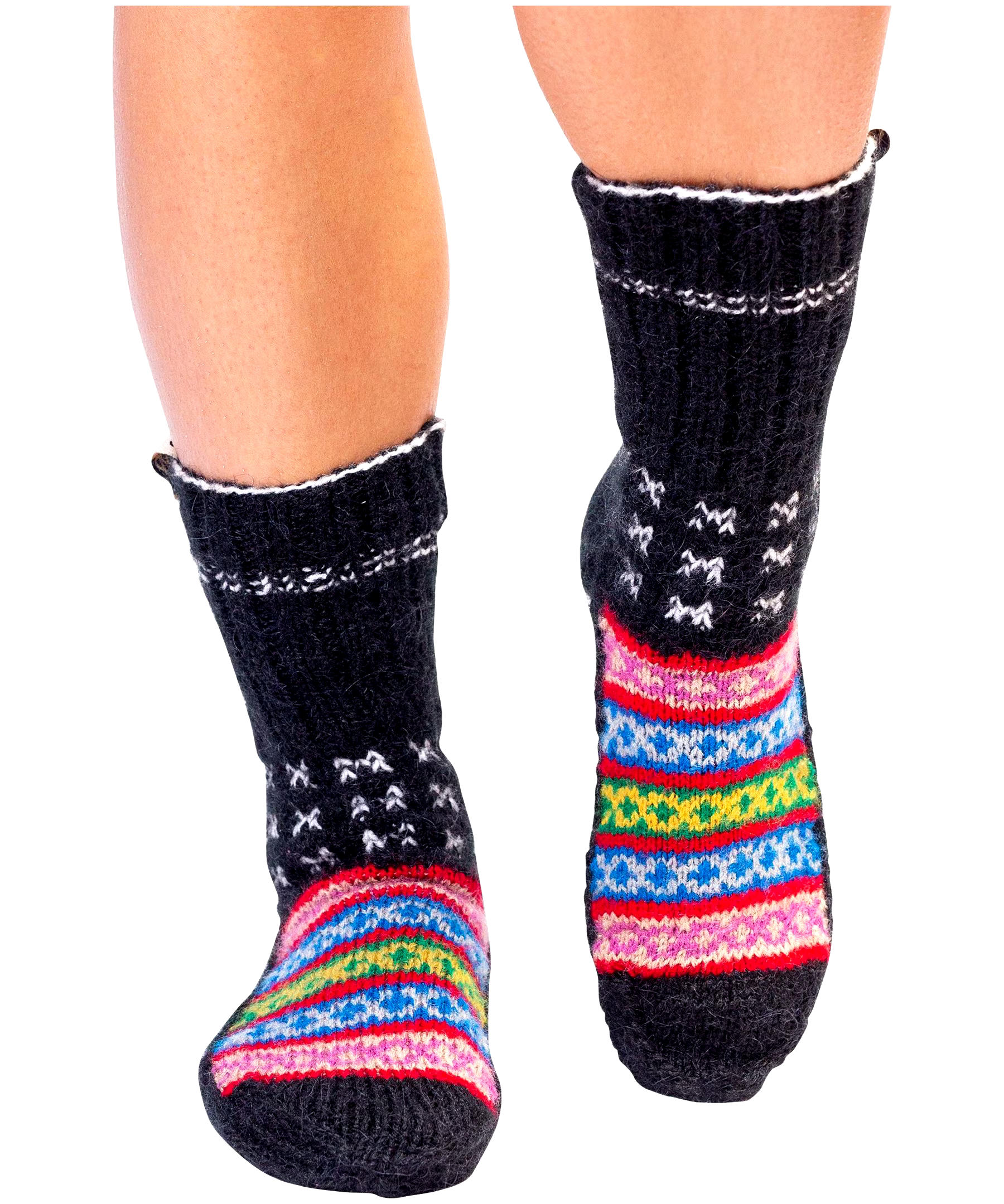 FAZL Women's Handmade Cozy Himalayan Socks